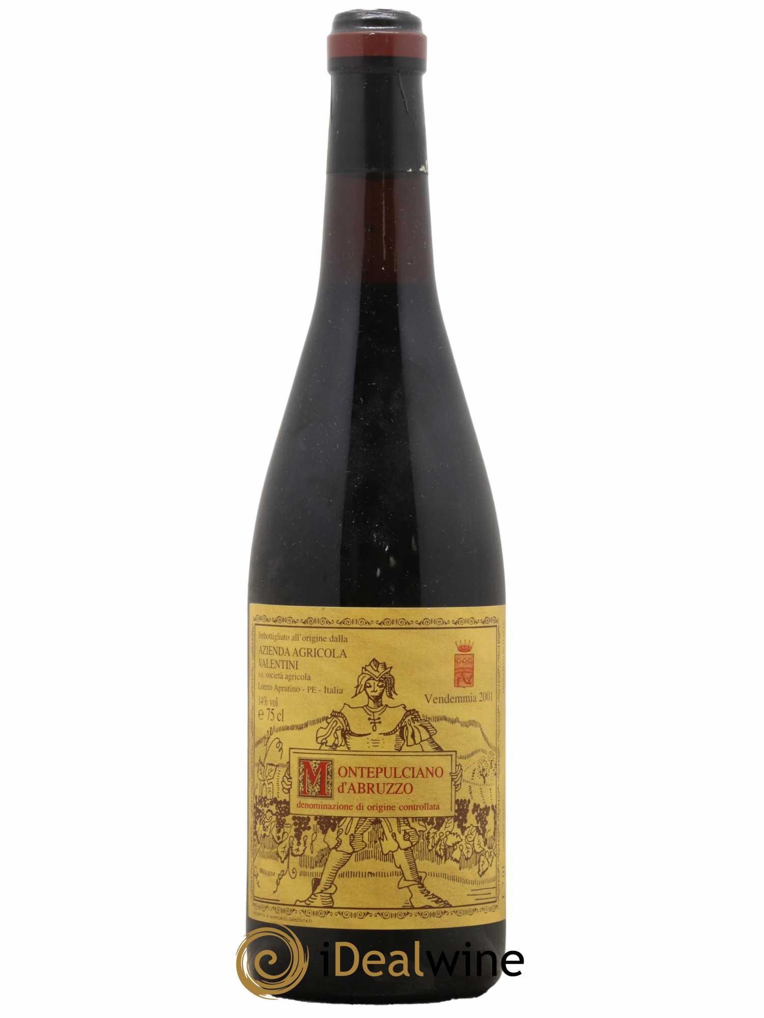 Montepulciano d'Abruzzo DOC Francesco Valentini 2001 - Lot de 1 bouteille - 0