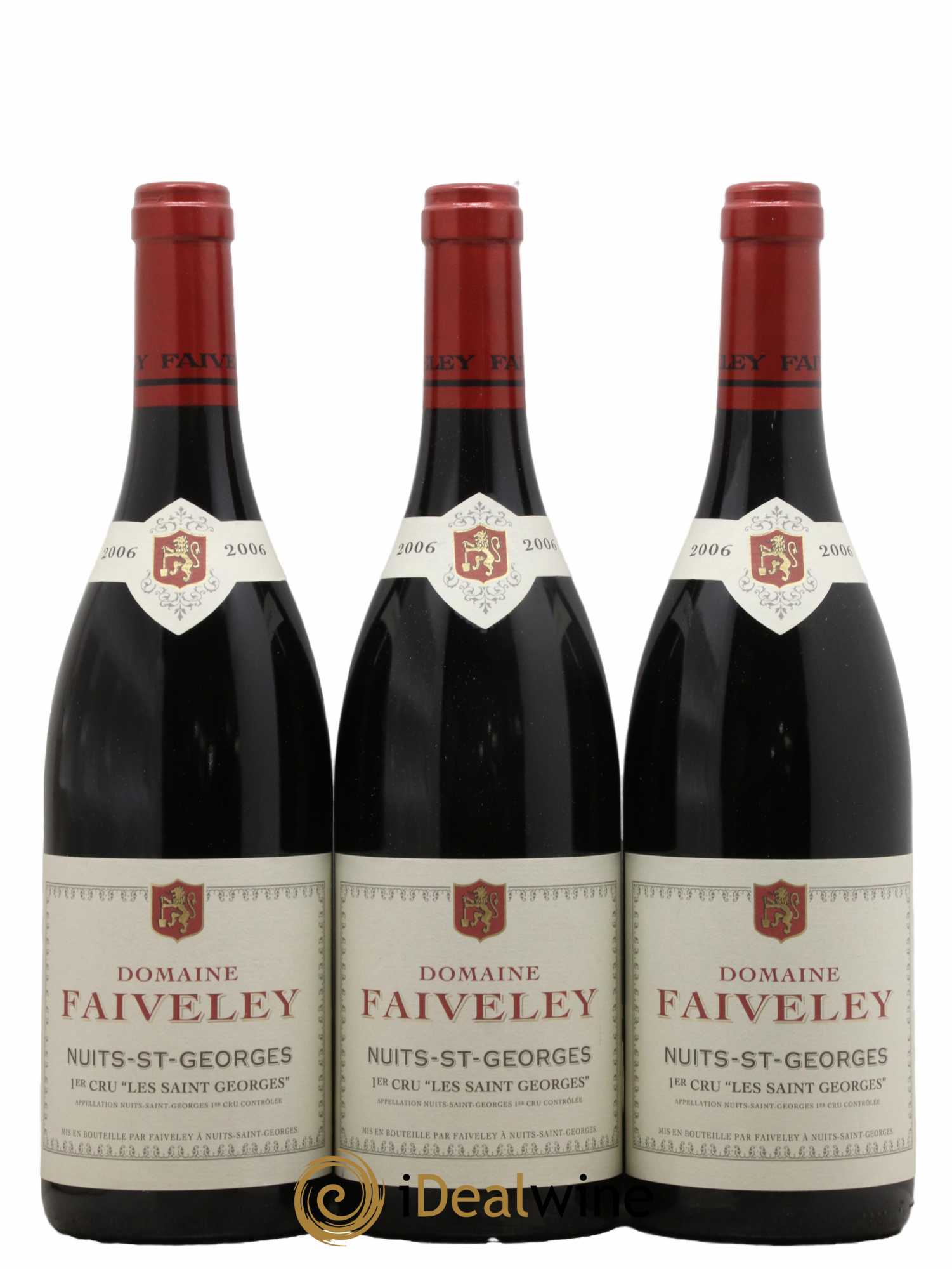Nuits-Saint-Georges 1er Cru Les Saint-Georges Faiveley 2006 - Lot de 3 bouteilles - 0
