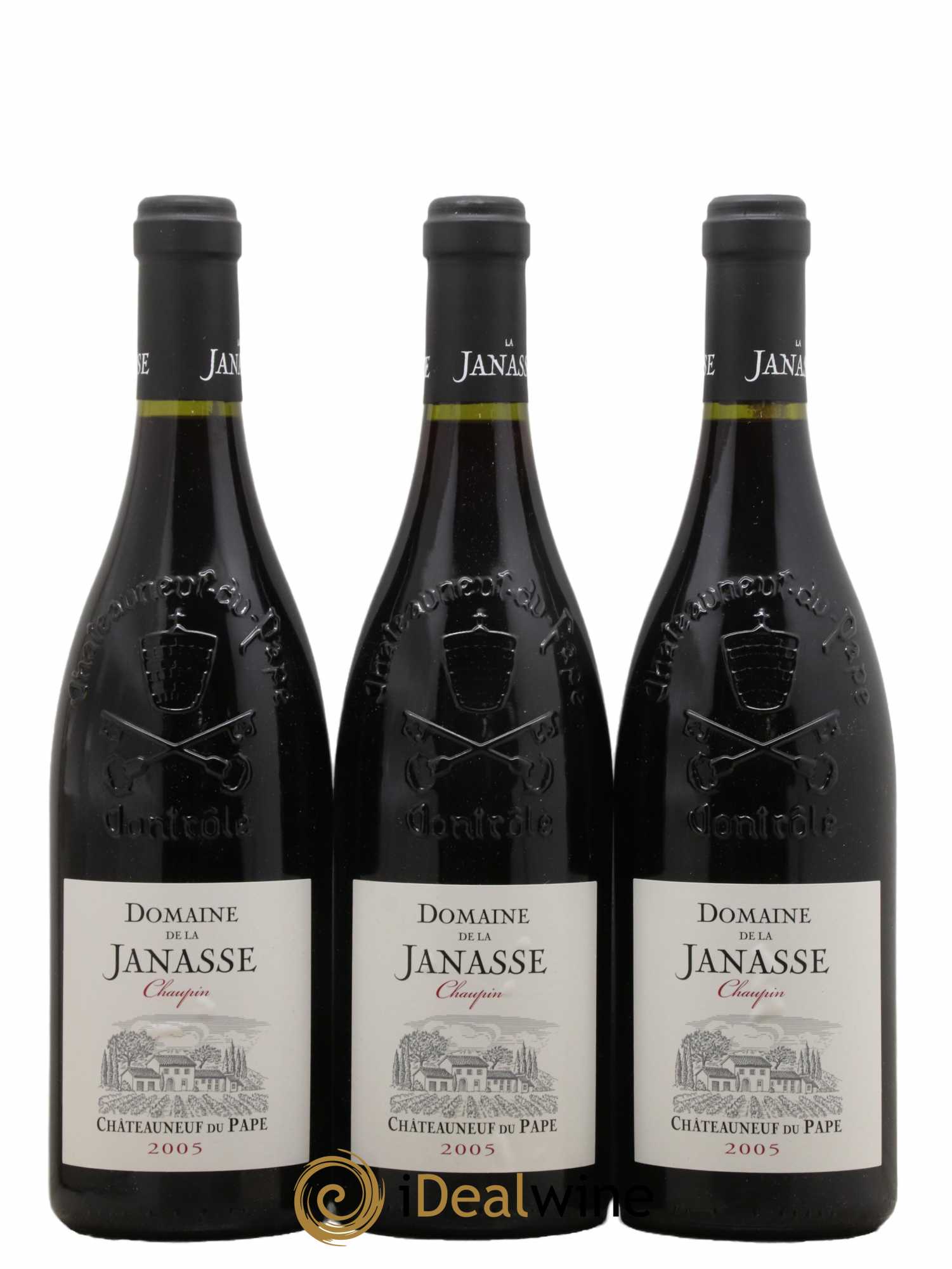 Châteauneuf-du-Pape Cuvée Chaupin La Janasse (Domaine de) 2005 - Lot de 3 bouteilles - 0