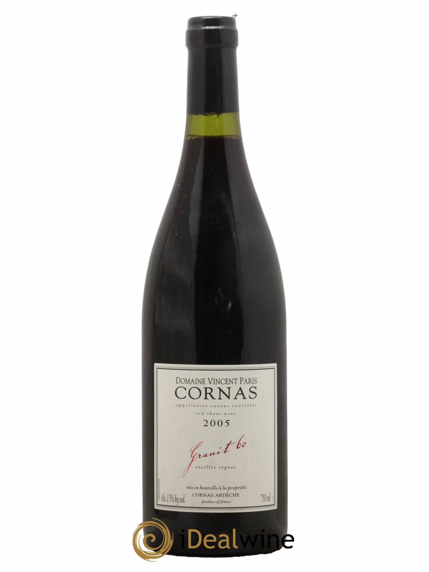 Cornas Granit 60 Vieilles Vignes Vincent Paris 2005 - Lot de 1 bouteille - 0