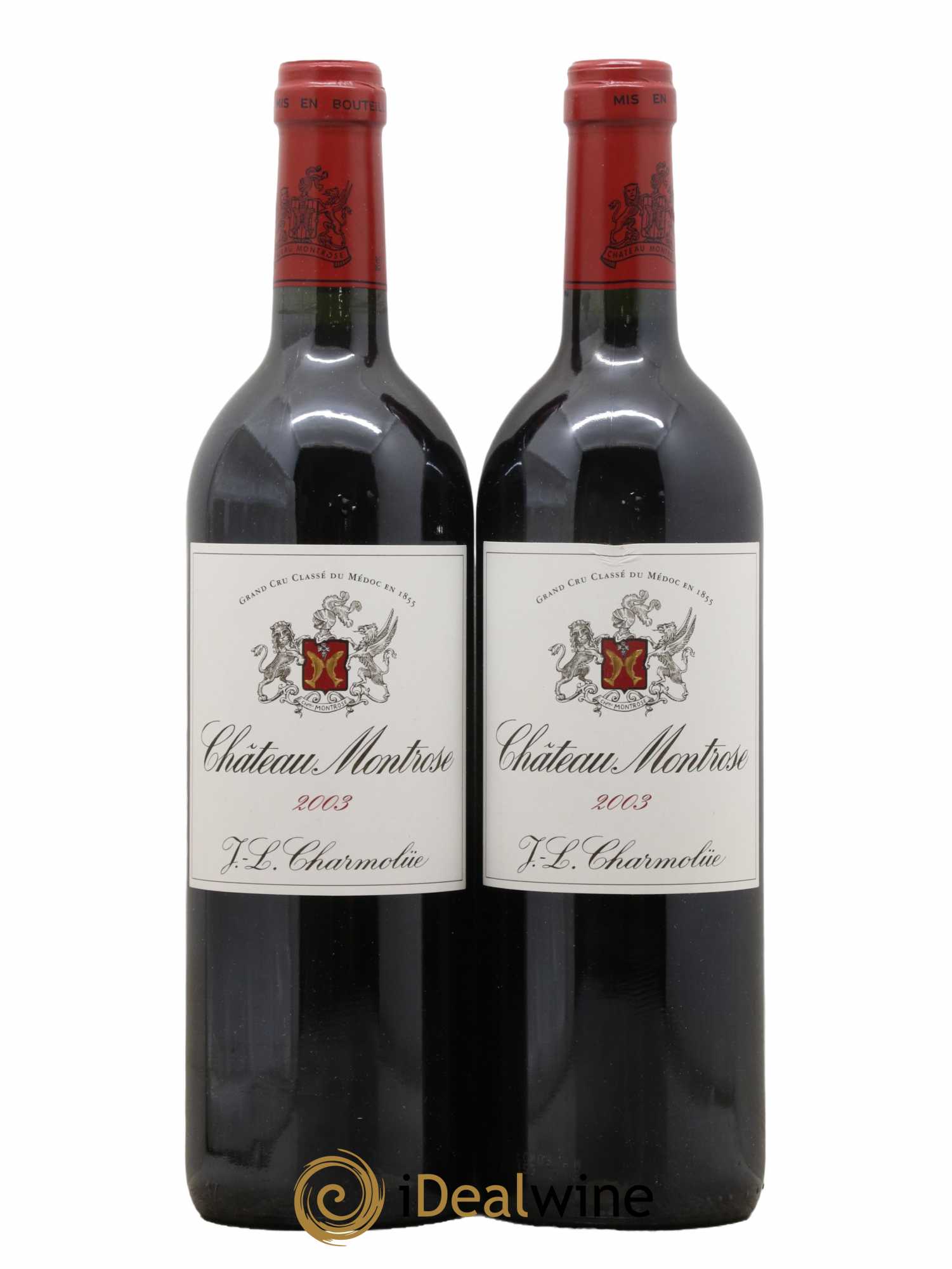 Château Montrose 2ème Grand Cru Classé 2003 - Lot de 2 bouteilles - 0