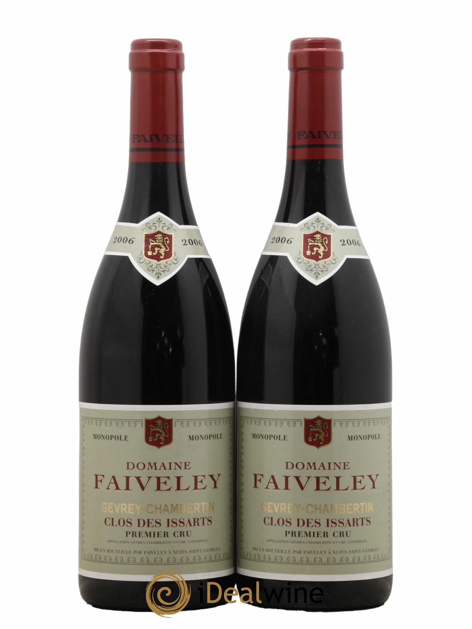 Gevrey-Chambertin 1er Cru Clos des Issarts Faiveley 2006 - Lot de 2 bouteilles - 0