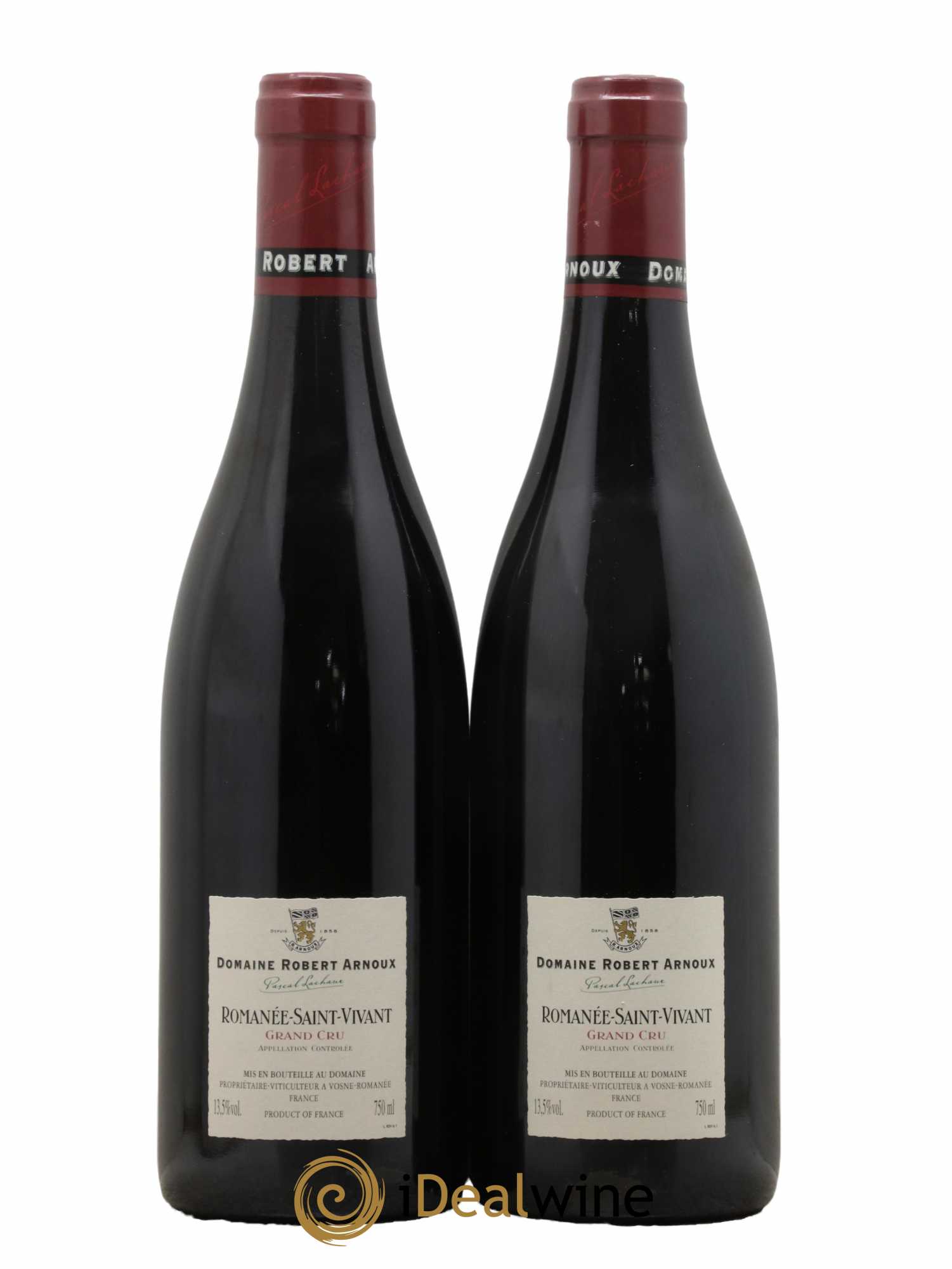 Romanée-Saint-Vivant Grand Cru Arnoux-Lachaux (Domaine) 2002 - Lot de 2 bouteilles - 1