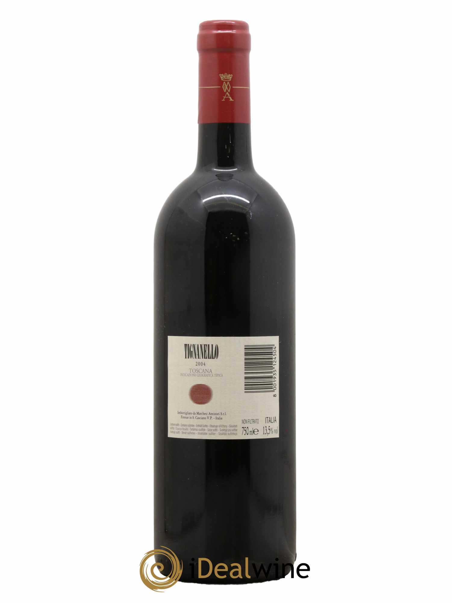 Toscana IGT Tignanello Tenuta Tignanello - Marchesi Antinori 2004 - Posten von 1 Flasche - 1