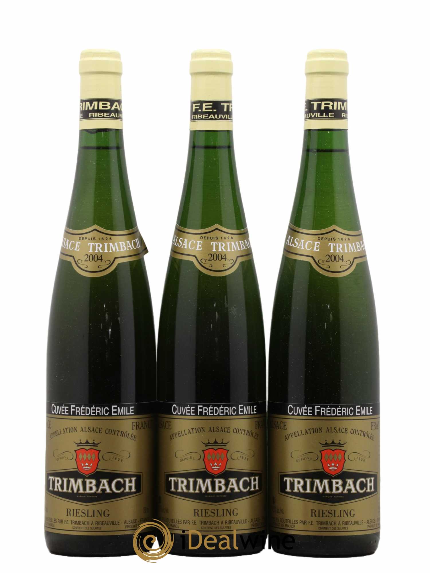 Alsace Riesling Cuvée Frédéric Emile Trimbach (Domaine) 2004 - Lot de 3 bouteilles - 0