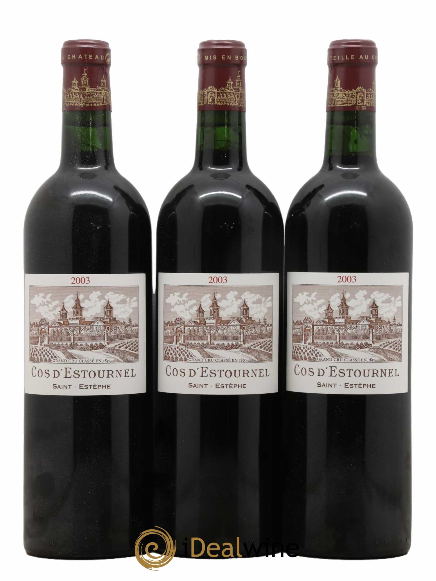 Cos d'Estournel 2ème Grand Cru Classé 2003 - Lot de 3 bouteilles - 0