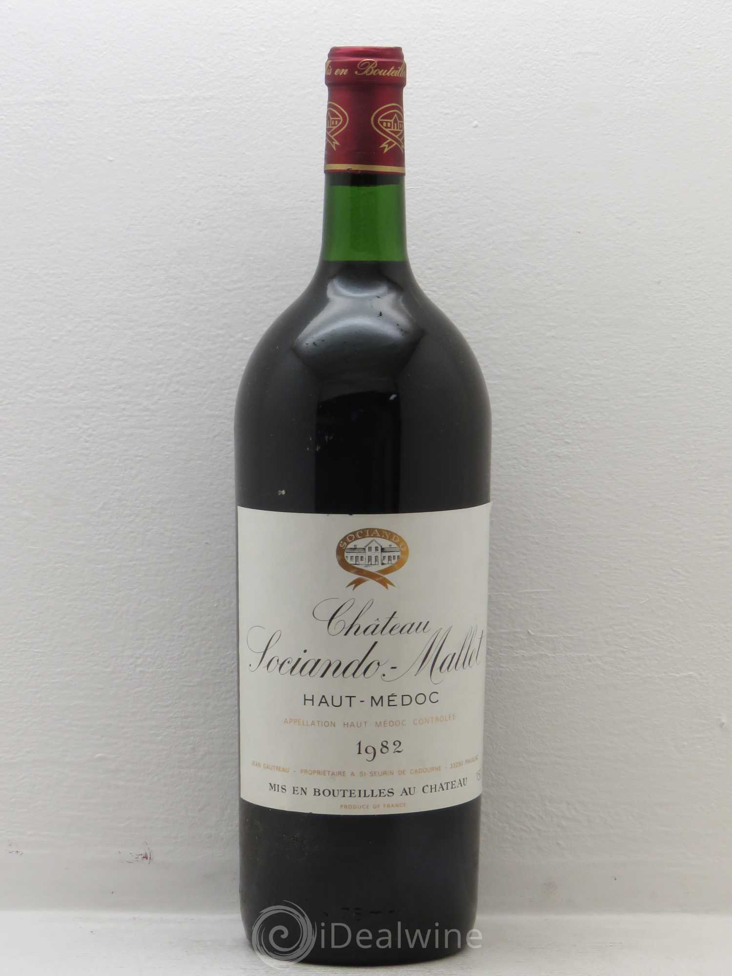 Château Sociando Mallet 1982 - Lot de 1 magnum - 0