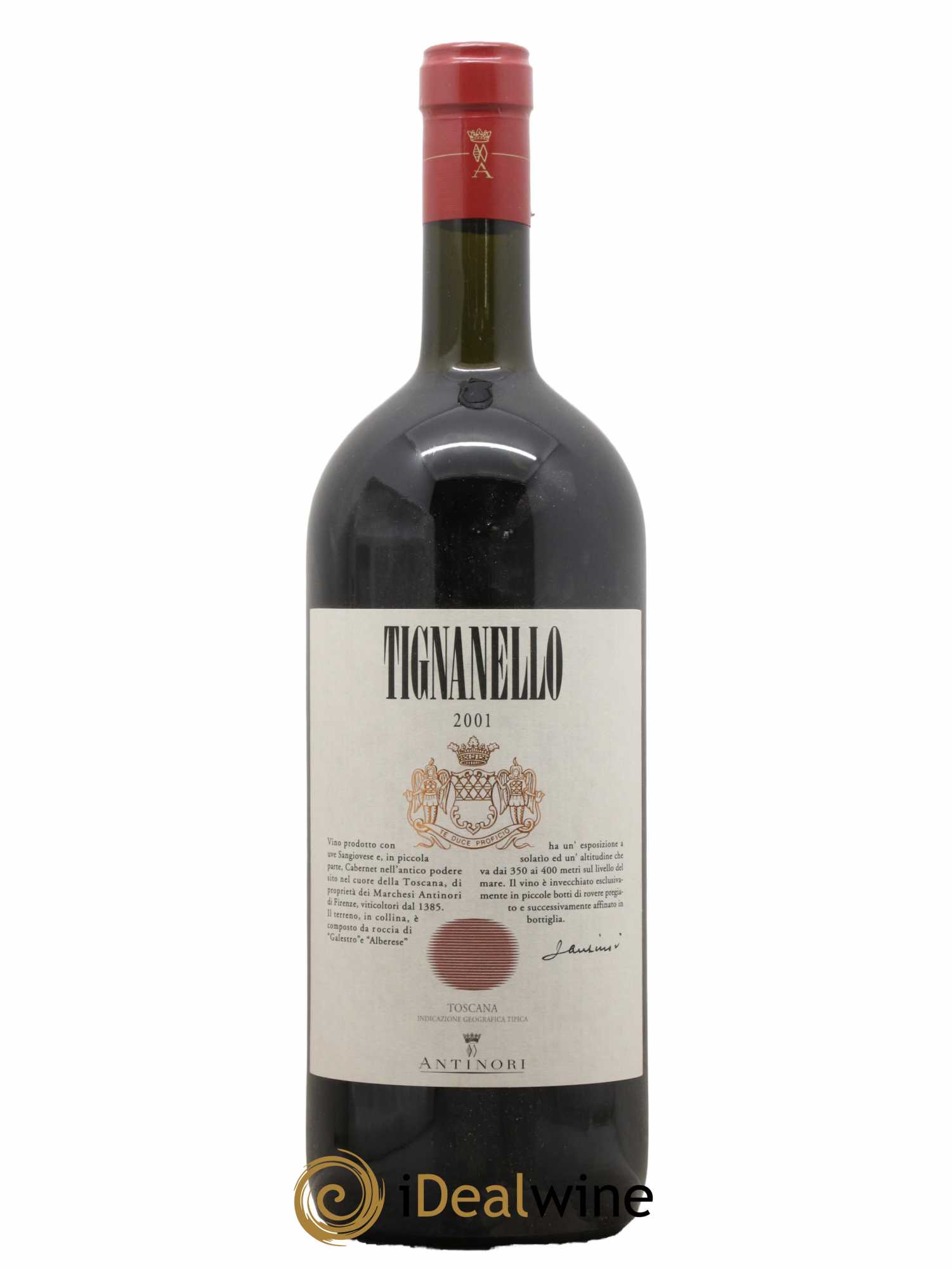 Toscana IGT Tignanello Tenuta Tignanello - Marchesi Antinori 2001 - Lot de 1 magnum - 0