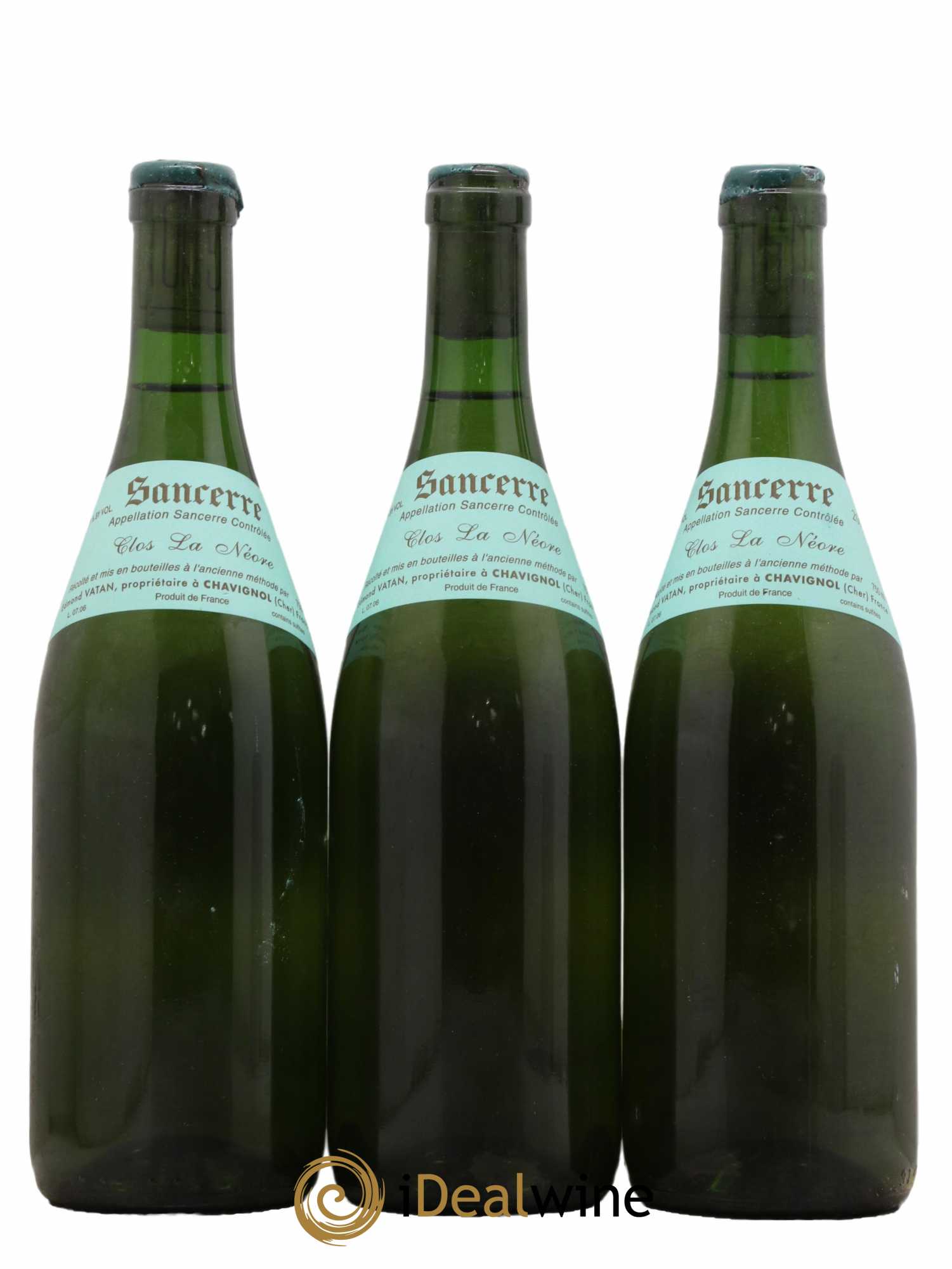 Sancerre Clos la Neore Edmond Vatan 2006 - Lot de 3 bouteilles - 0