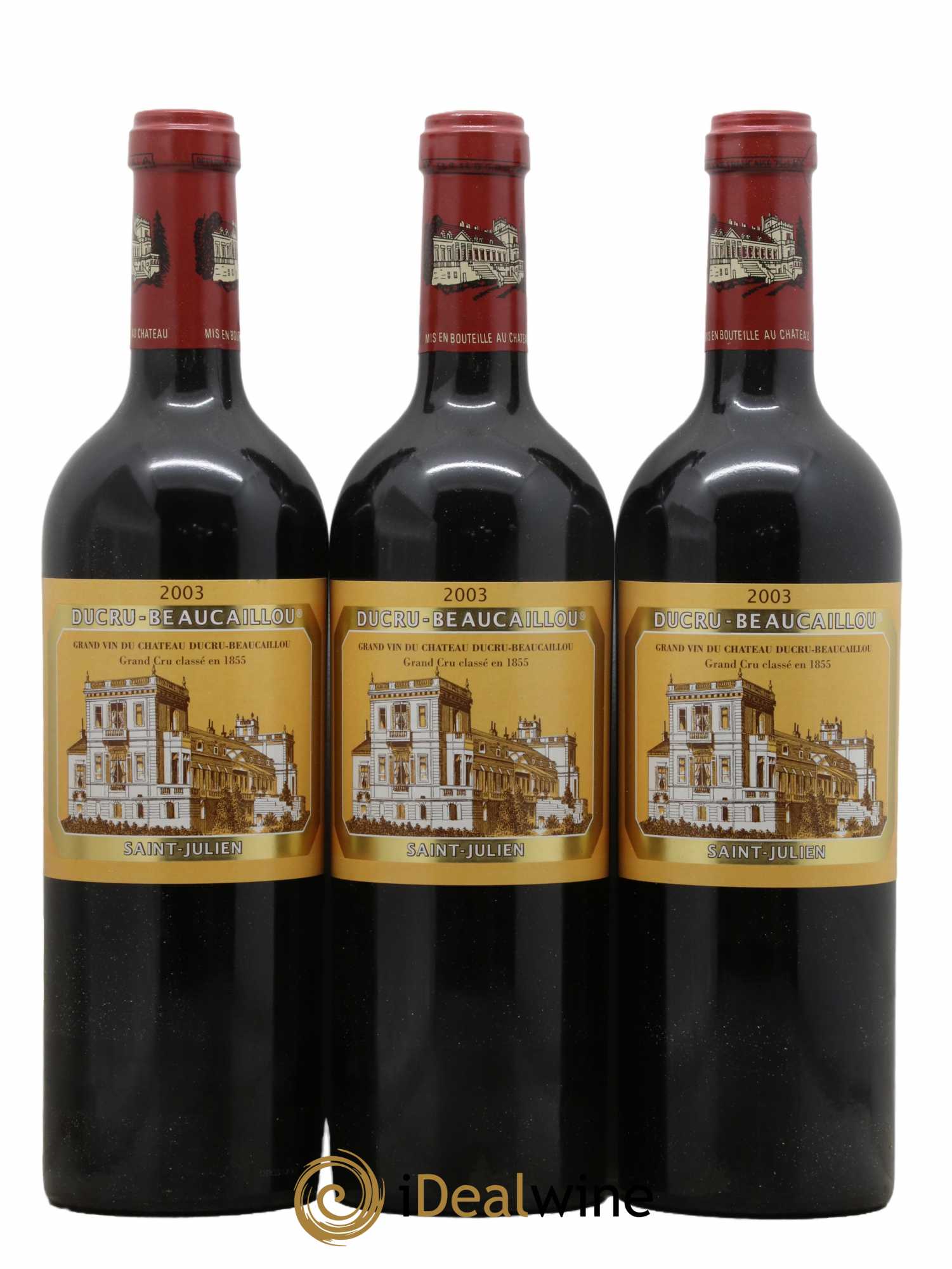 Château Ducru Beaucaillou 2ème Grand Cru Classé 2003 - Posten von 3 Flaschen - 0
