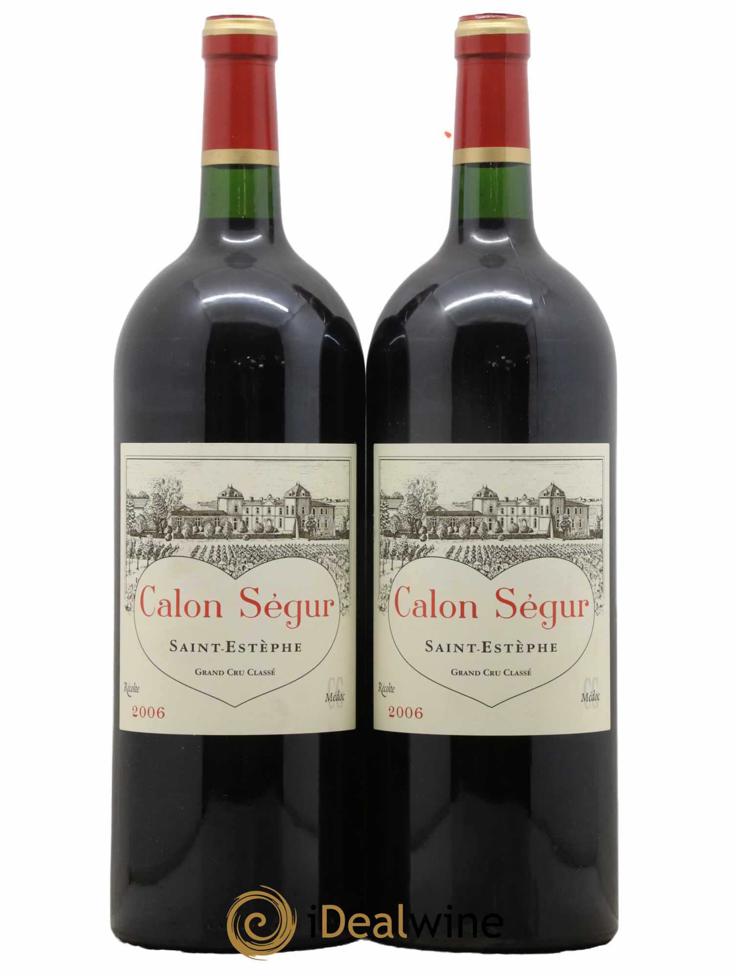 Château Calon Ségur 3ème Grand Cru Classé 2006 - Lot de 2 magnums - 0