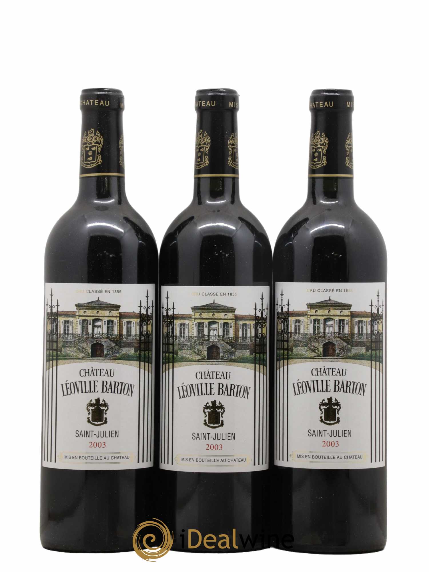 Château Léoville Barton 2ème Grand Cru Classé 2003 - Lot de 12 bouteilles - 1