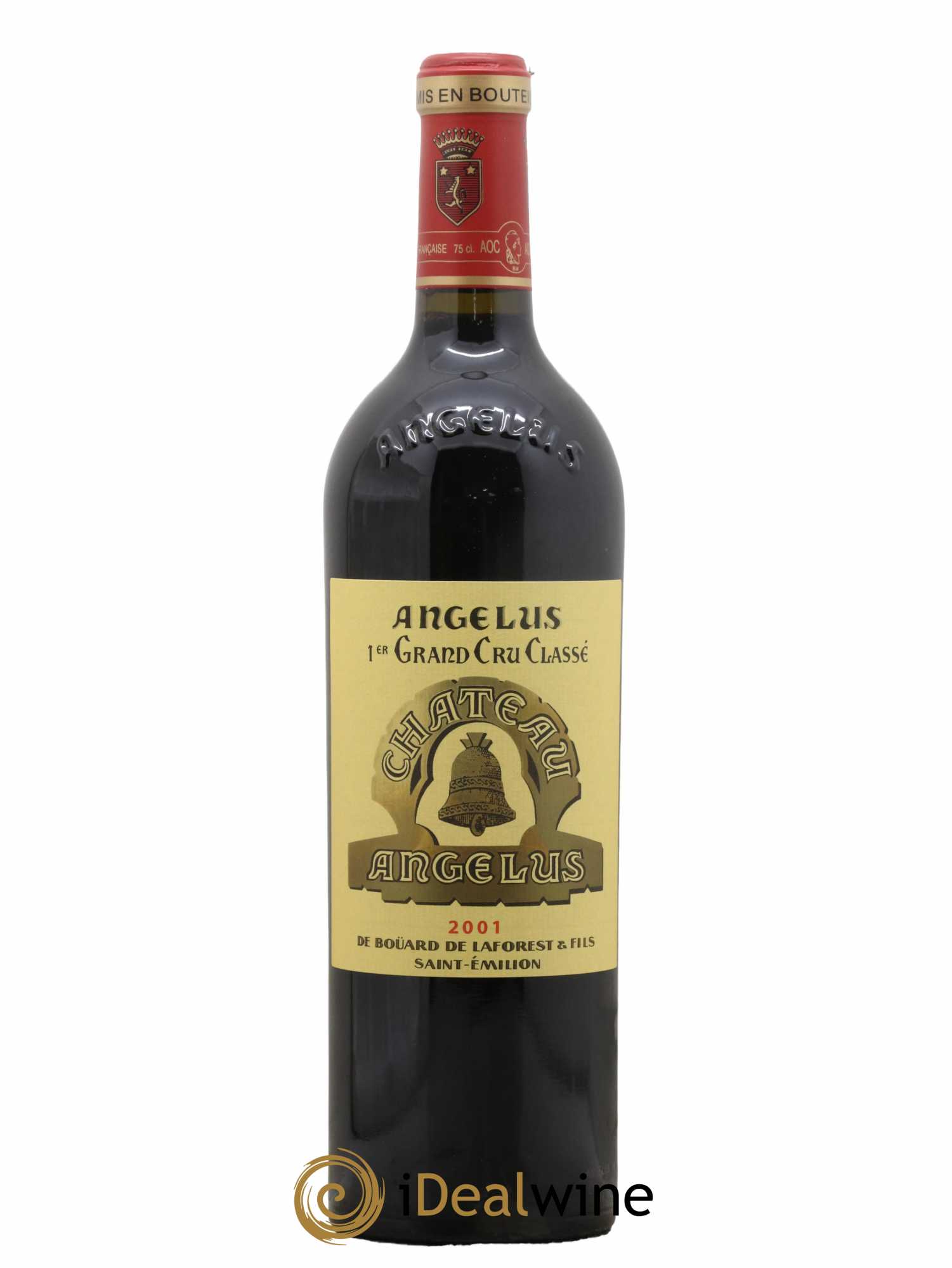 Château Angélus 1er Grand Cru Classé A 2001 - Lot de 1 bouteille - 0