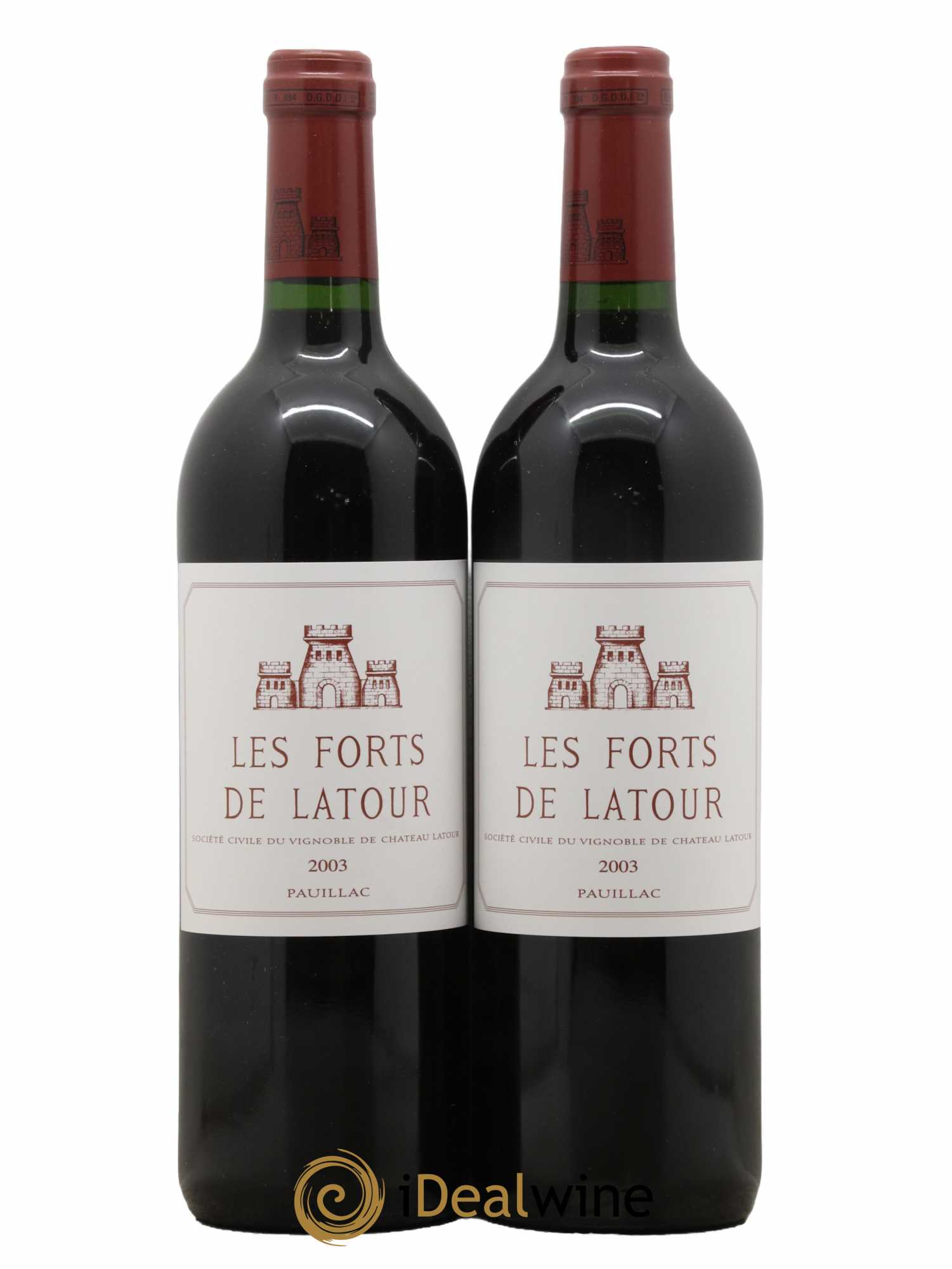 Les Forts de Latour Second Vin 2003 - Lot de 2 bouteilles - 0