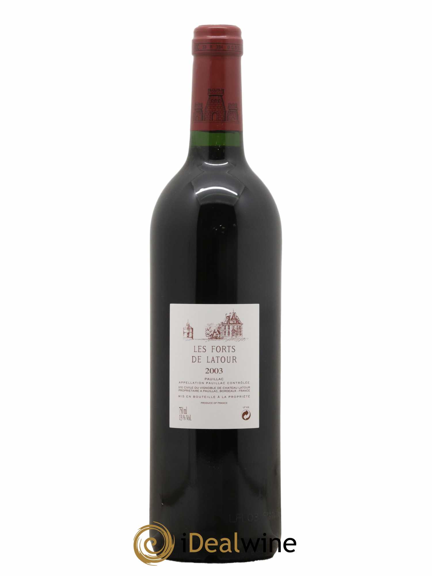 Les Forts de Latour Second Vin 2003 - Lot de 1 bouteille - 1