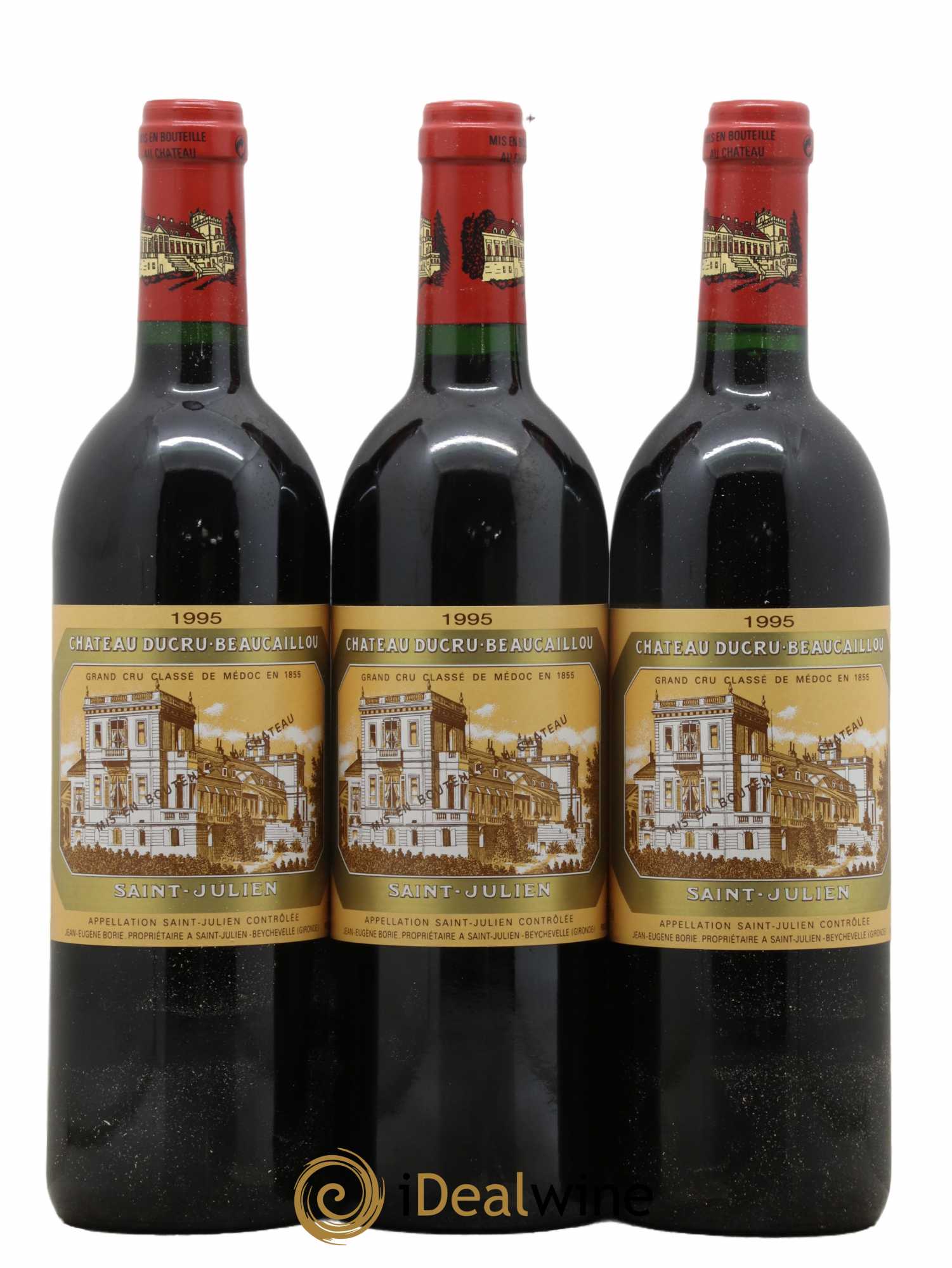 Château Ducru Beaucaillou 2ème Grand Cru Classé 1995 - Lot de 3 bouteilles - 0