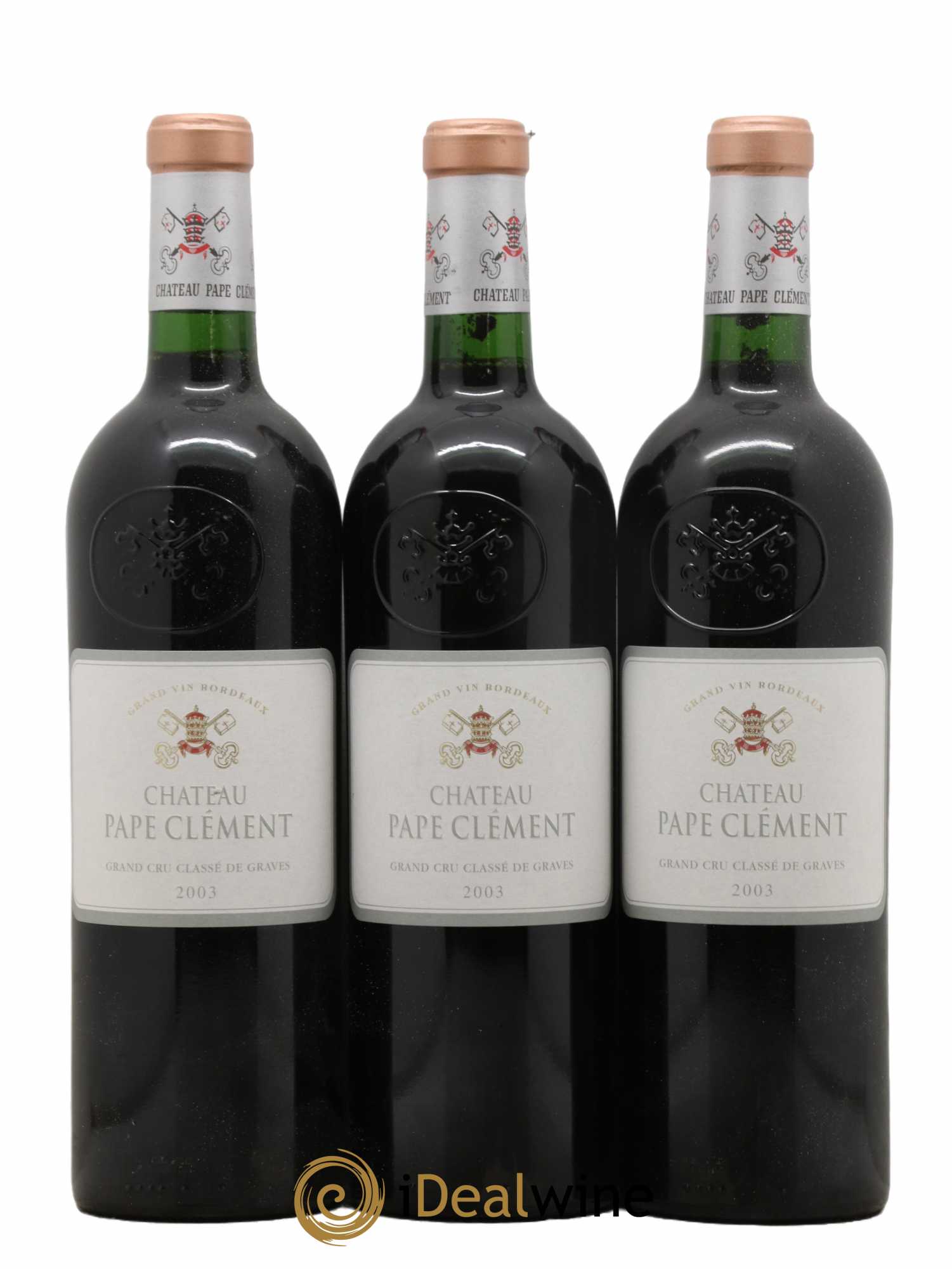 Château Pape Clément Cru Classé de Graves 2003 - Lot de 6 bouteilles - 1