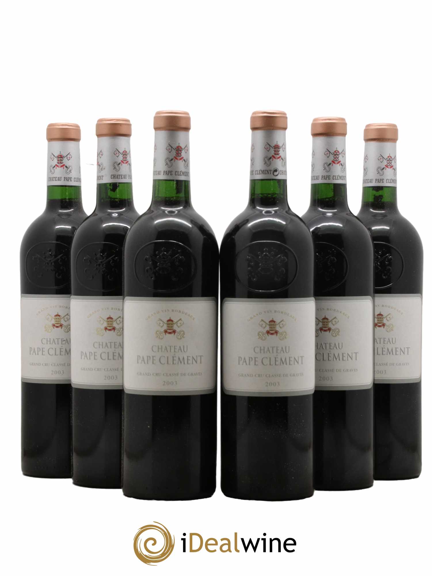 Château Pape Clément Cru Classé de Graves 2003 - Lot de 6 bouteilles - 0