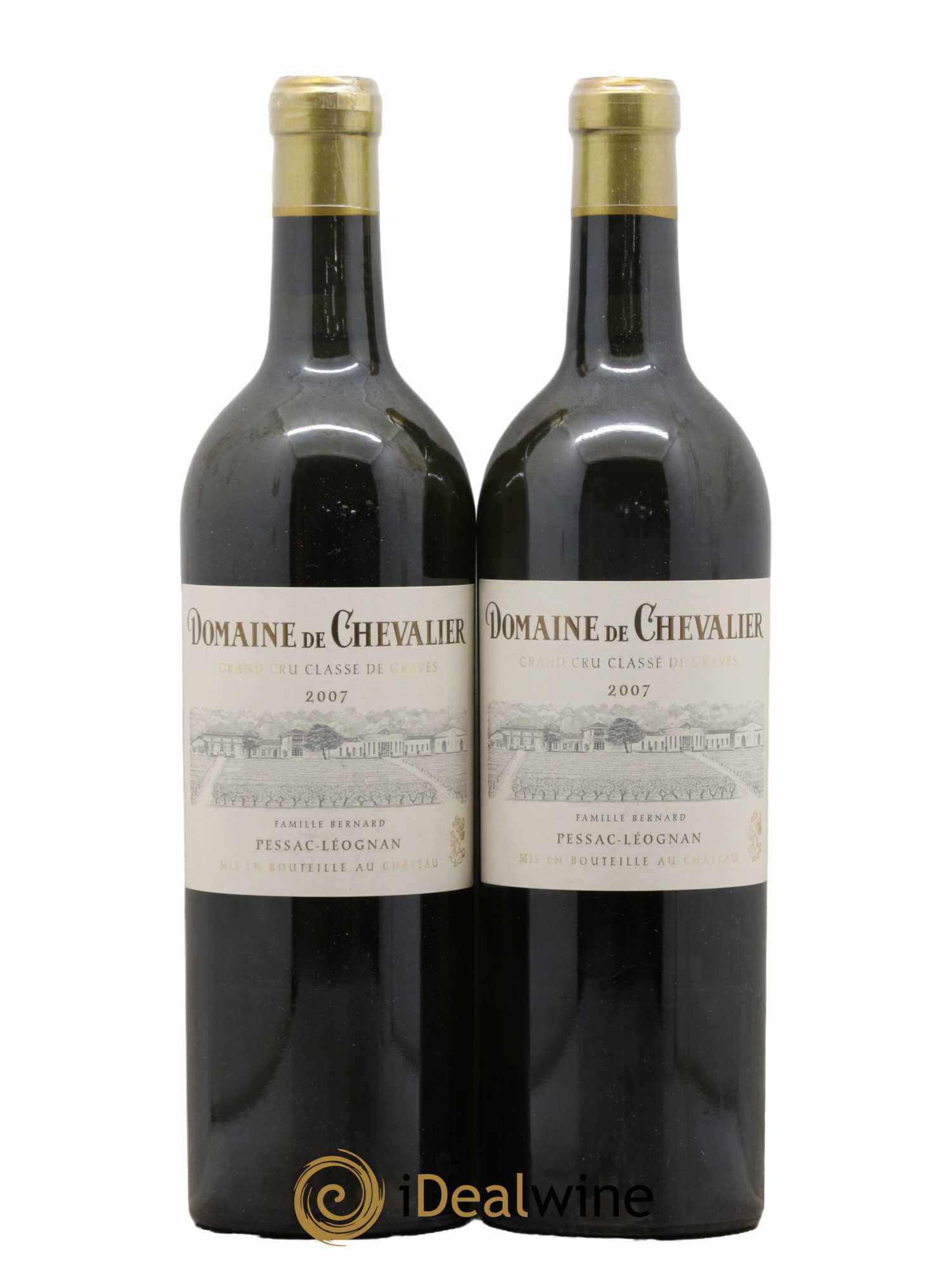 Domaine de Chevalier Cru Classé de Graves 2007 - Lot de 2 bouteilles - 0