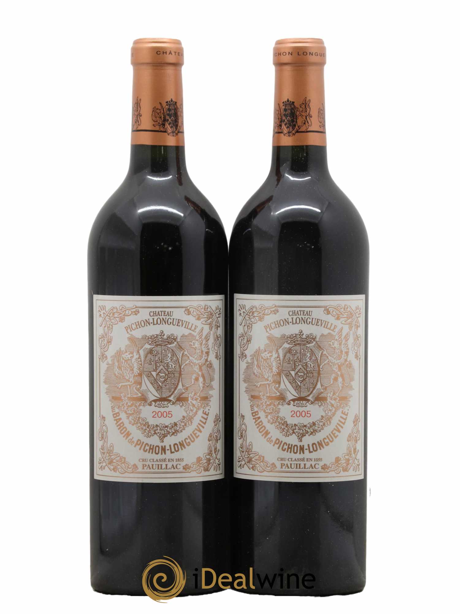 Pichon Longueville Baron 2ème Grand Cru Classé 2005 - Lot de 2 bouteilles - 0
