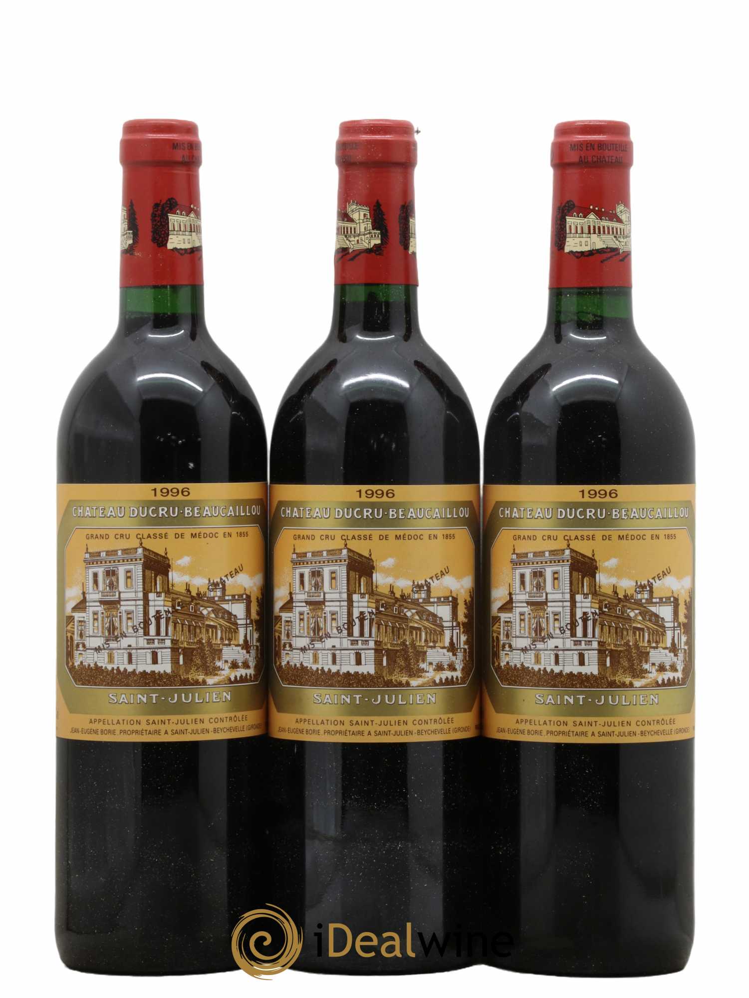 Château Ducru Beaucaillou 2ème Grand Cru Classé 1996 - Lot de 3 bouteilles - 0