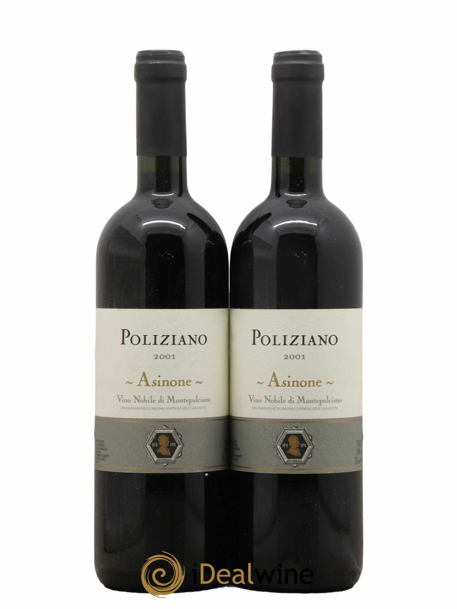 Vino Nobile di Montepulciano Asinone Vigna Poliziano 2001 - Lot de 2 bouteilles - 0