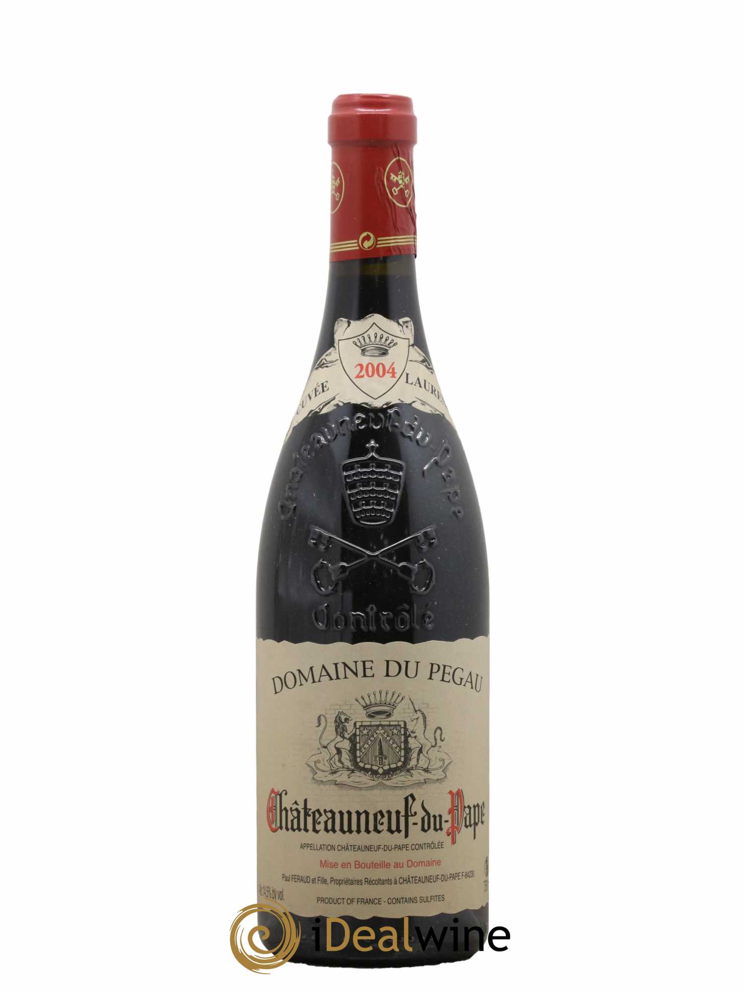 Châteauneuf-du-Pape Domaine du Pégau Cuvée Laurence Paul et Laurence Féraud 2004 - Lot de 1 bouteille - 0