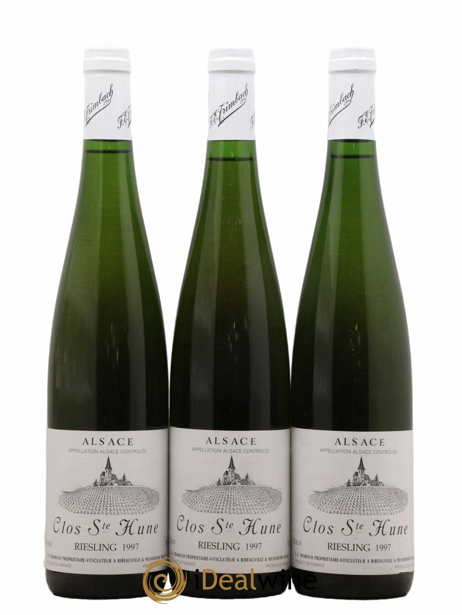 Alsace Riesling Clos Sainte-Hune Trimbach (Domaine) 1997 - Lot de 3 bouteilles - 0