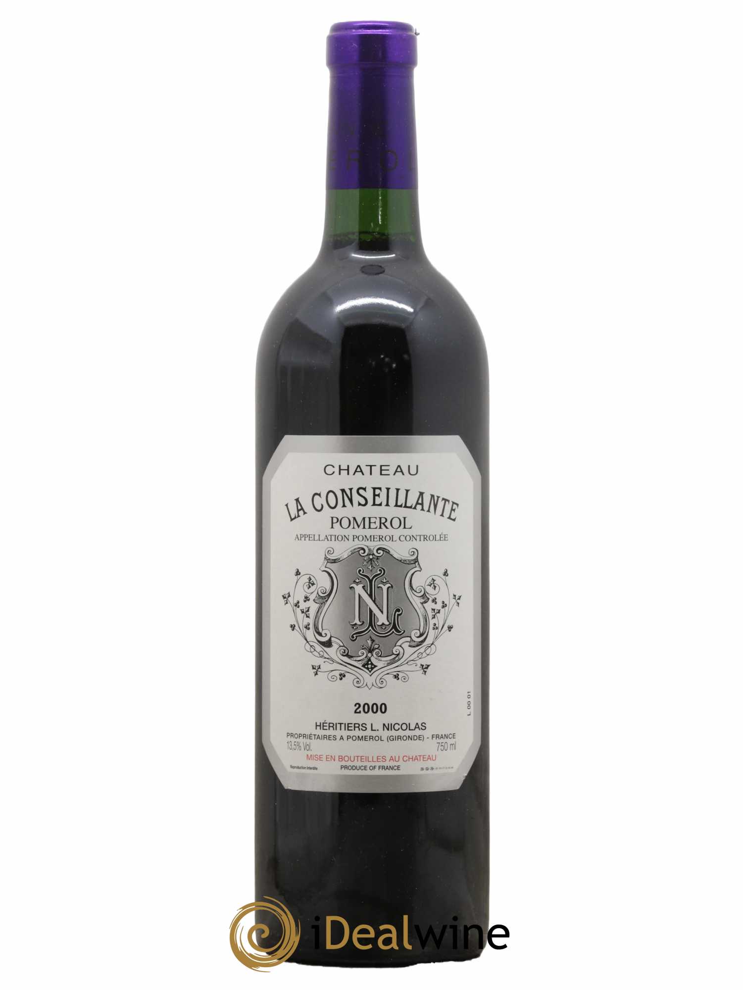 Château la Conseillante 2000 - Lot de 1 bouteille - 0