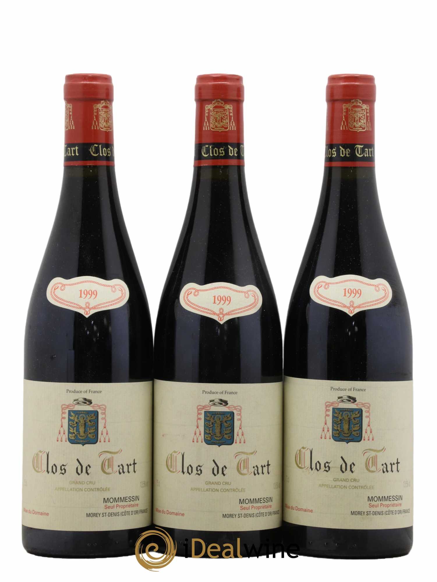 Clos de Tart Grand Cru Clos de Tart 1999 - Lot de 3 bouteilles - 0