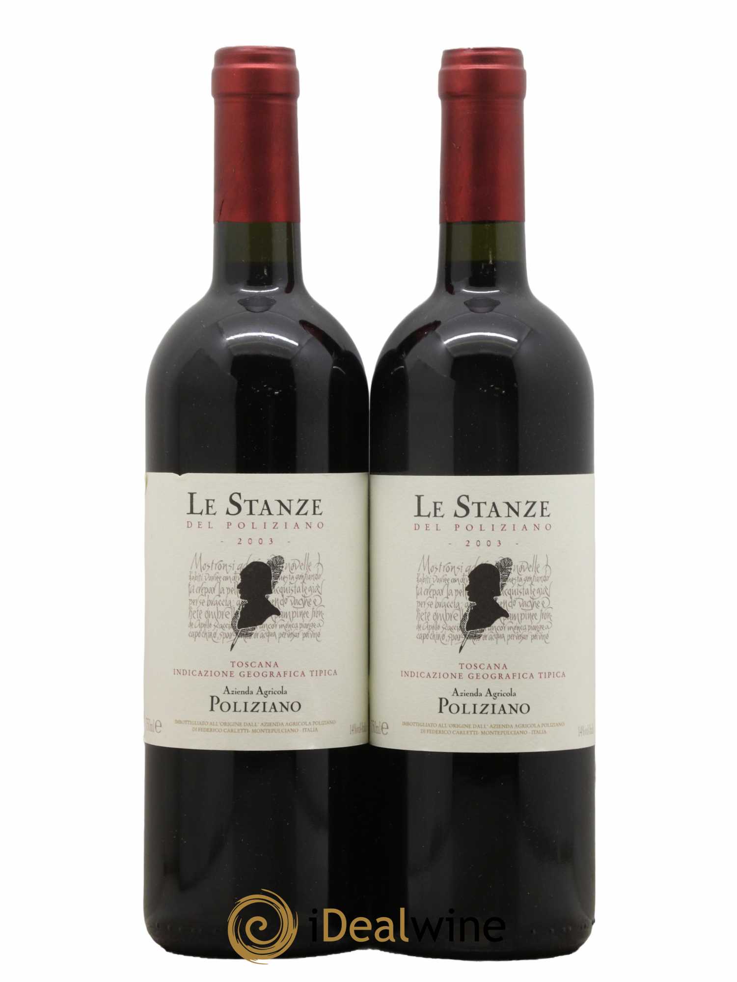 Toscana IGT Le Stanze Poliziano 2003 - Posten von 2 Flaschen - 0