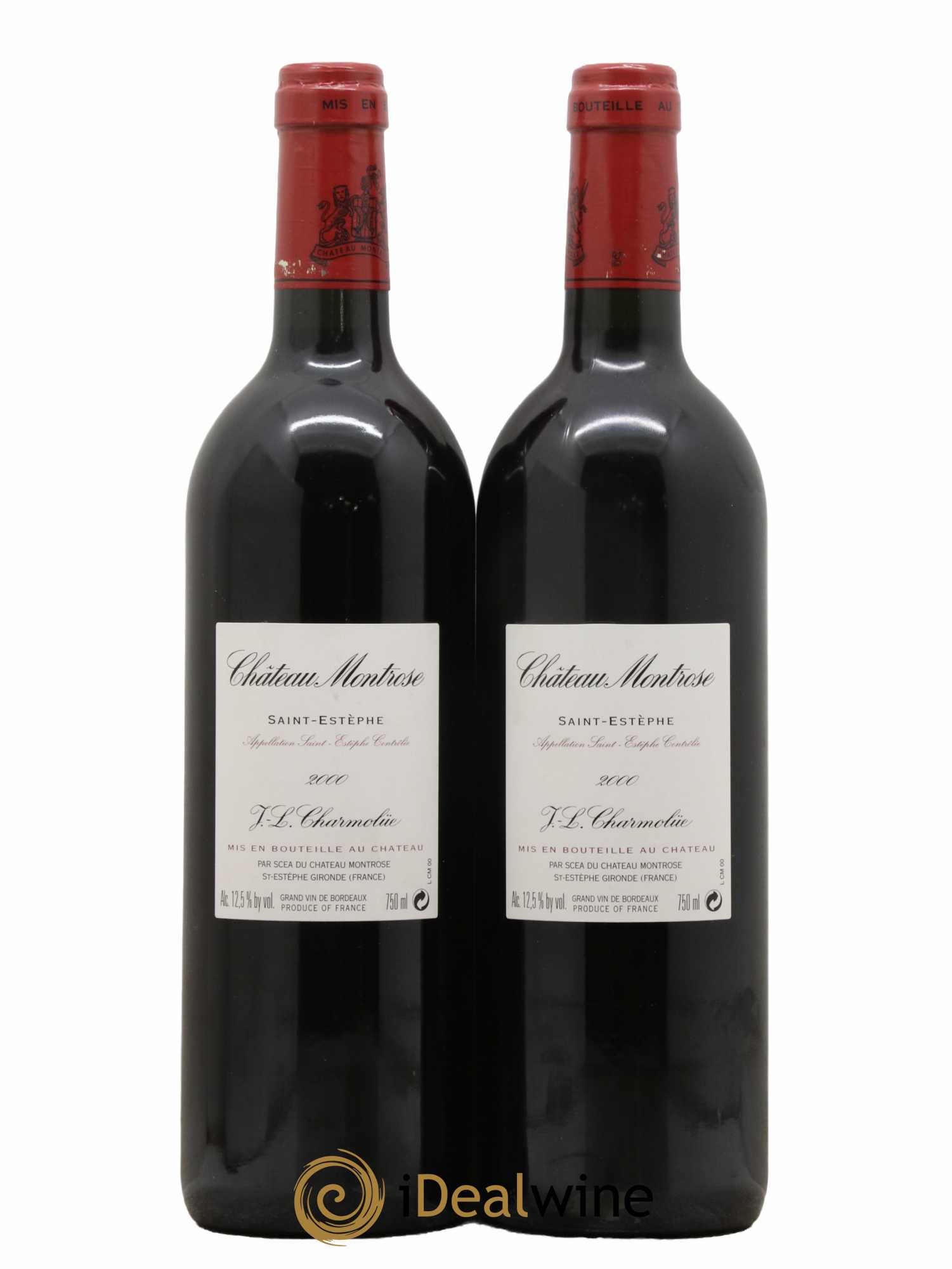 Château Montrose 2ème Grand Cru Classé 2000 - Lot de 2 bouteilles - 1