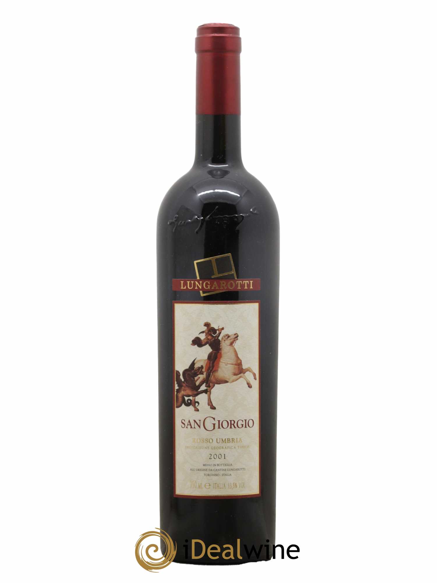 Italie Rosso Umbria San Giorgio Lungarotti 2001 - Lot de 1 bouteille - 0