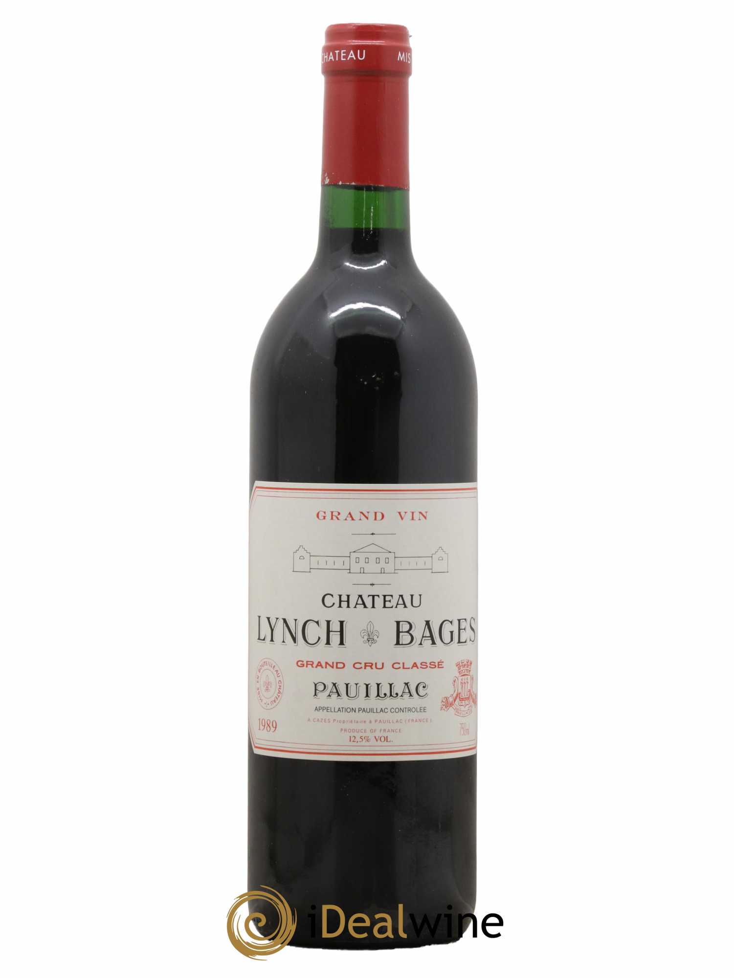 Château Lynch Bages 5ème Grand Cru Classé 1989 - Lot de 1 bouteille - 0