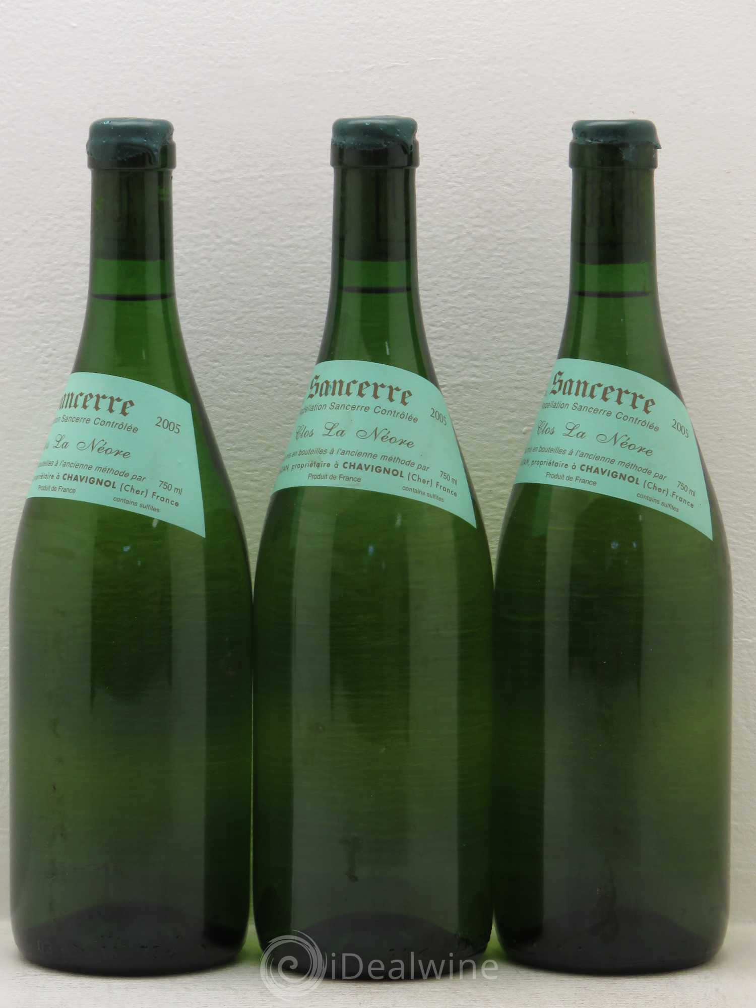 Sancerre Clos la Neore Edmond Vatan 2005 - Lot de 3 bouteilles - 1