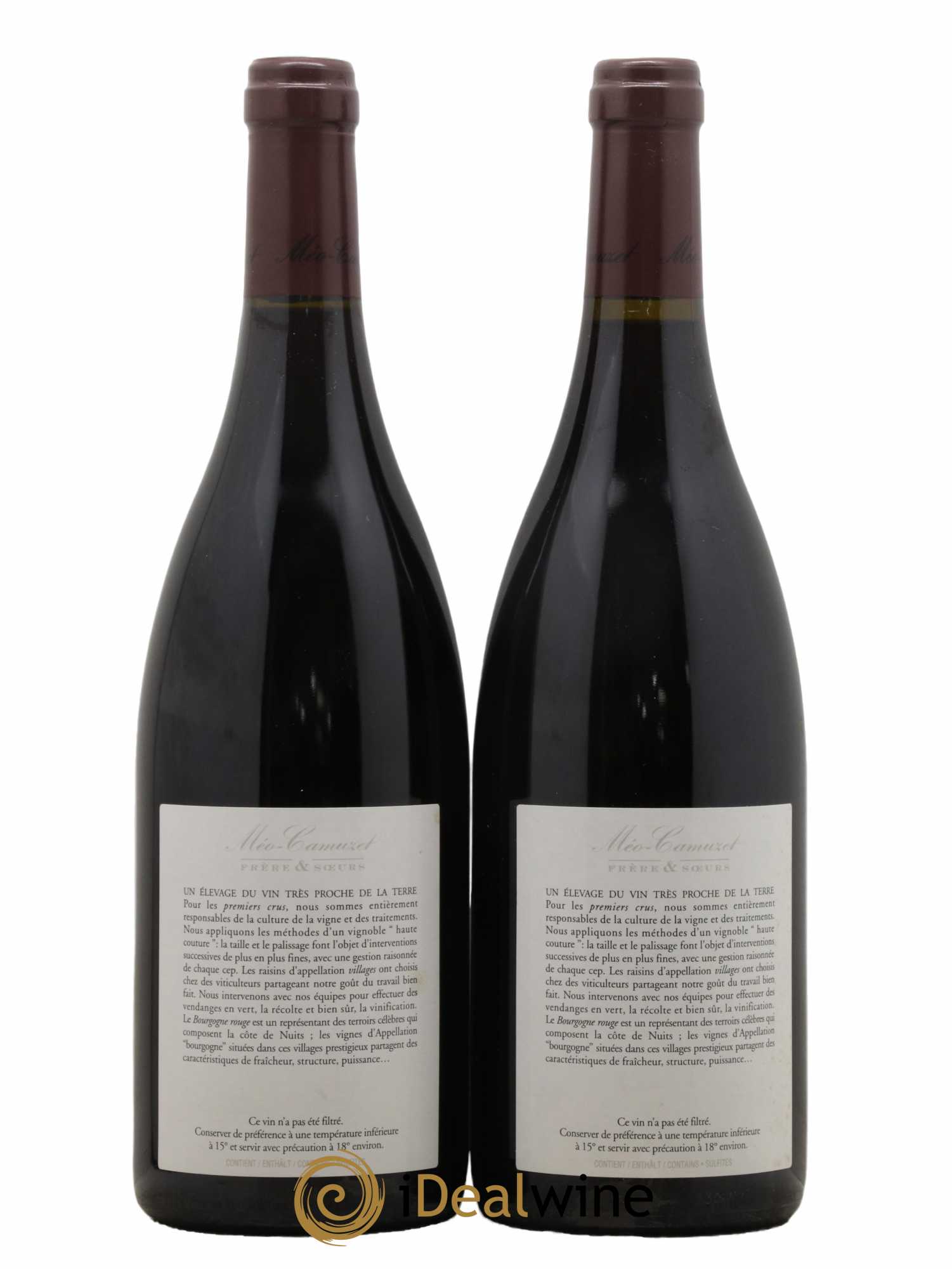 Chambolle-Musigny 1er Cru Les Feusselottes Méo-Camuzet (Frère & Soeurs) 2007 - Lot de 2 bouteilles - 1