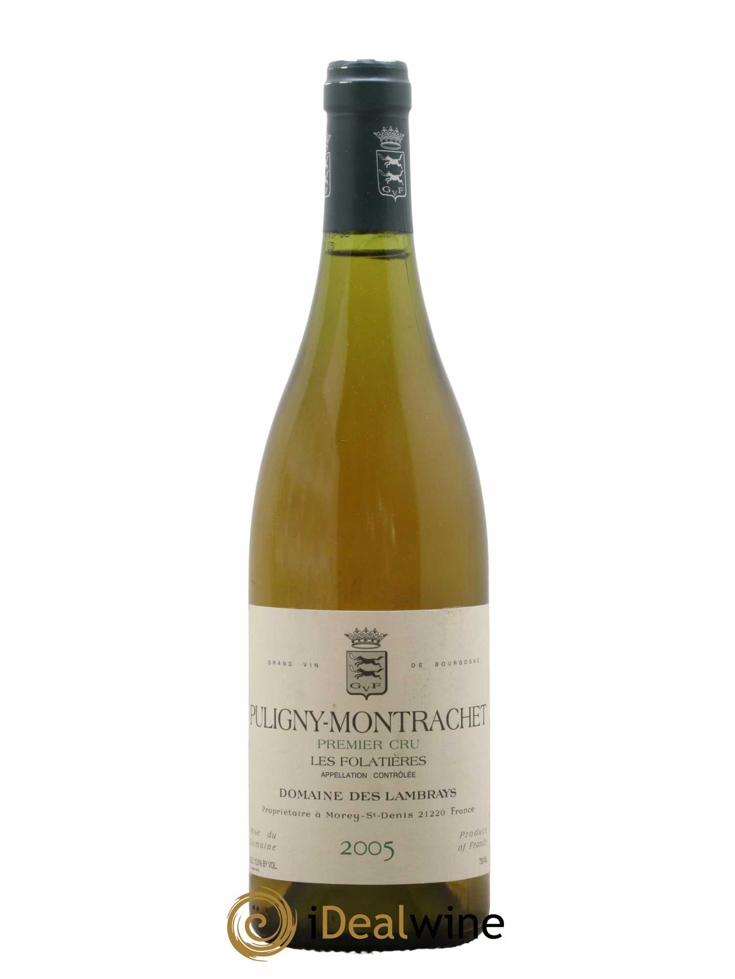 Puligny-Montrachet 1er Cru Les Folatières Domaine des Lambrays 2005 - Lot de 1 bouteille - 0