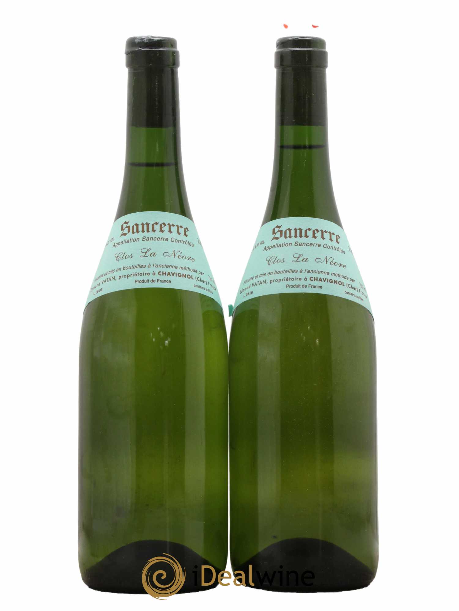 Sancerre Clos la Neore Edmond Vatan 2007 - Lot de 2 bouteilles - 0