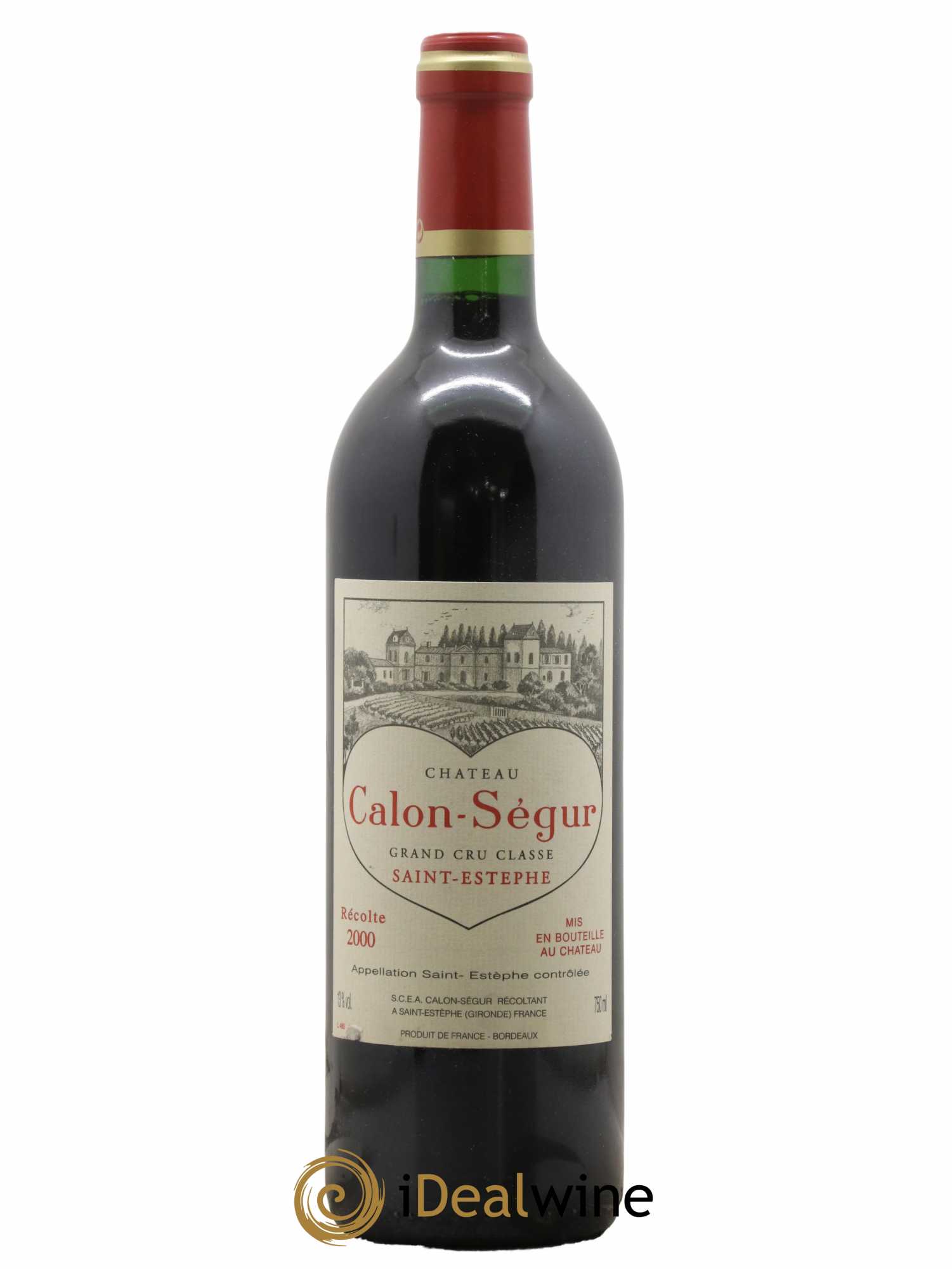 Château Calon Ségur 3ème Grand Cru Classé 2000 - Lot de 1 bouteille - 0