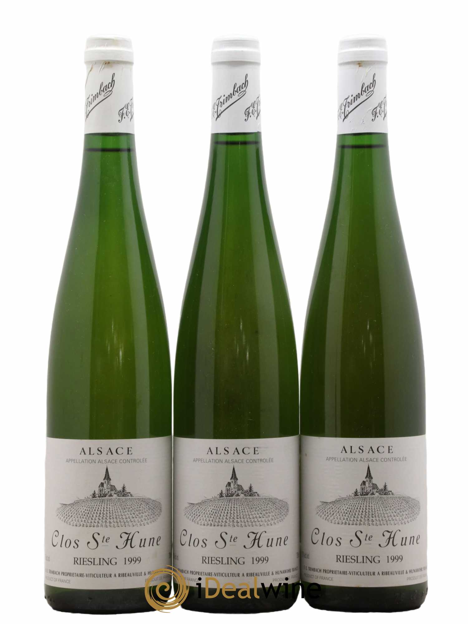 Alsace Riesling Clos Sainte-Hune Trimbach (Domaine) 1999 - Lot de 3 bouteilles - 0