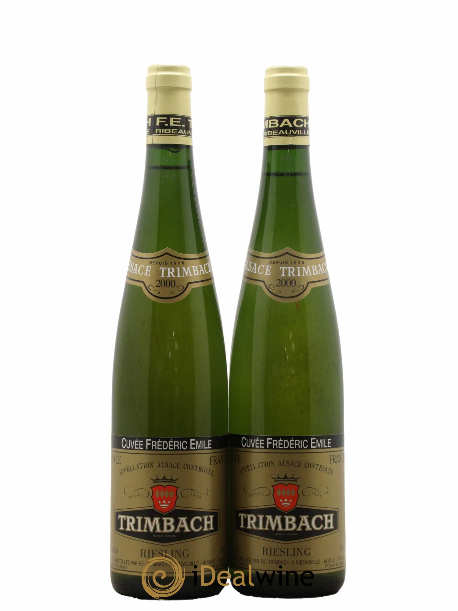 Alsace Riesling Cuvée Frédéric Emile Trimbach (Domaine) 2000 - Lot de 2 bouteilles - 0