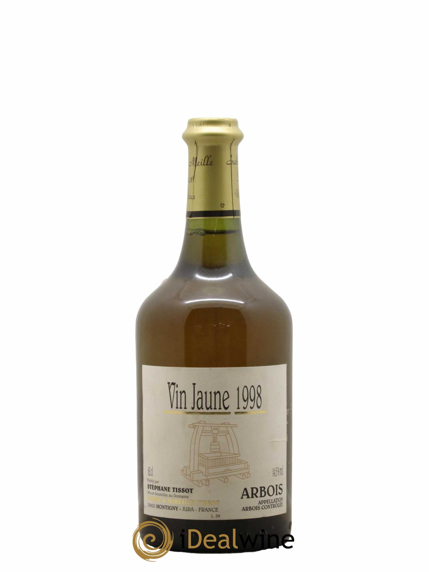 Arbois Vin Jaune Stéphane Tissot 1998 - Lot de 1 bouteille - 0