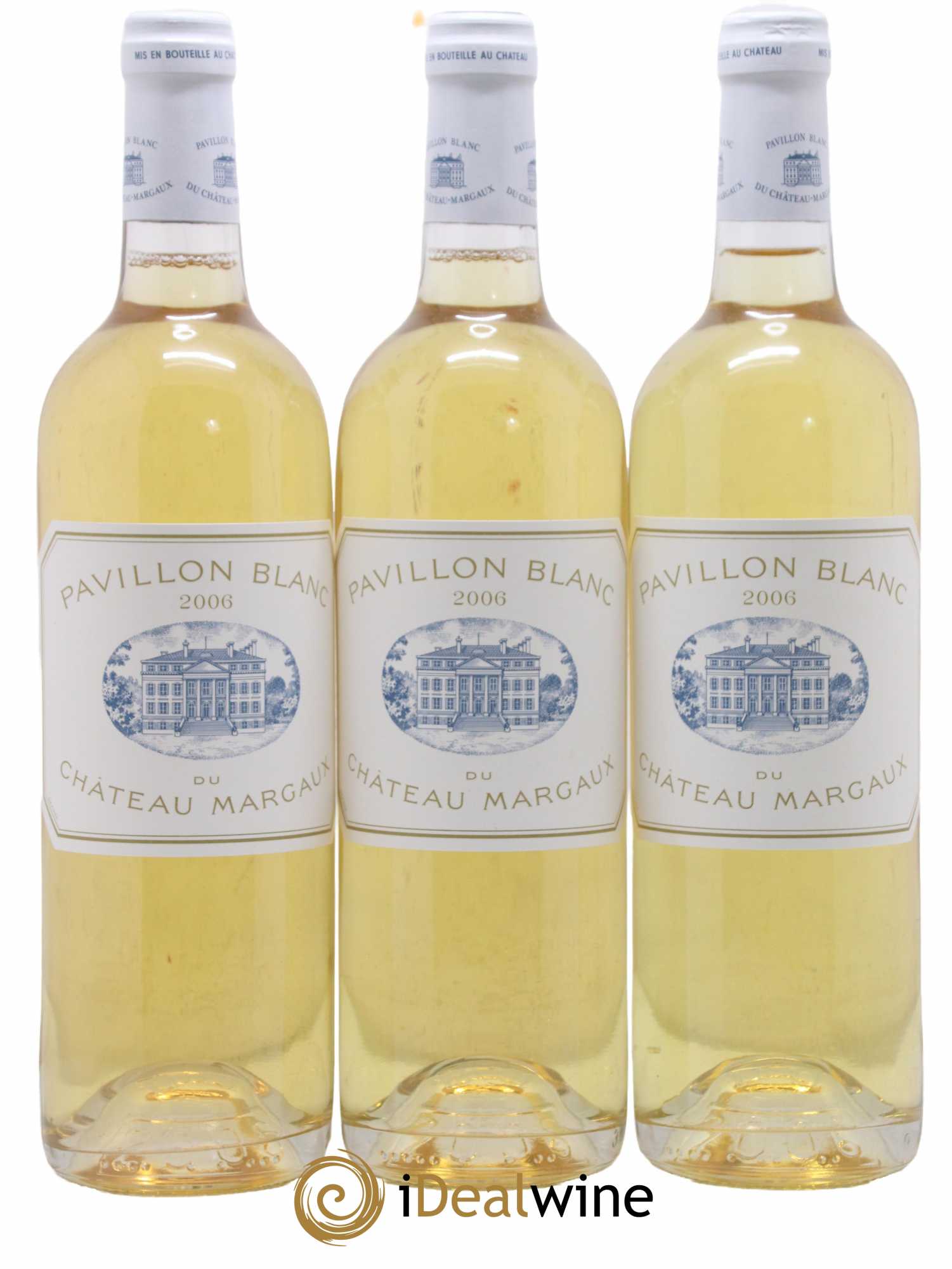 Pavillon Blanc du Château Margaux 2006 - Lot de 3 bouteilles - 0