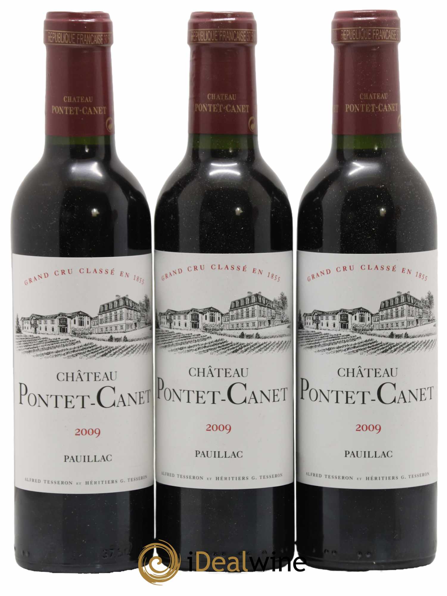 Château Pontet Canet 5ème Grand Cru Classé 2009 - Lot de 12 demi bouteilles - 3
