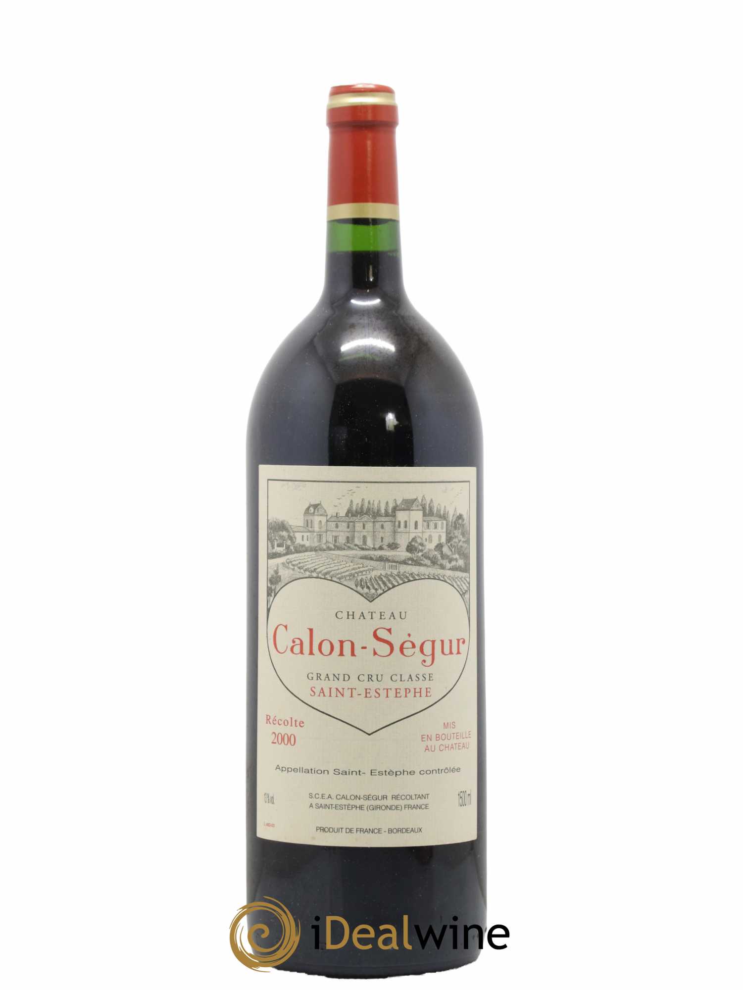 Château Calon Ségur 3ème Grand Cru Classé 2000 - Lot de 1 magnum - 0