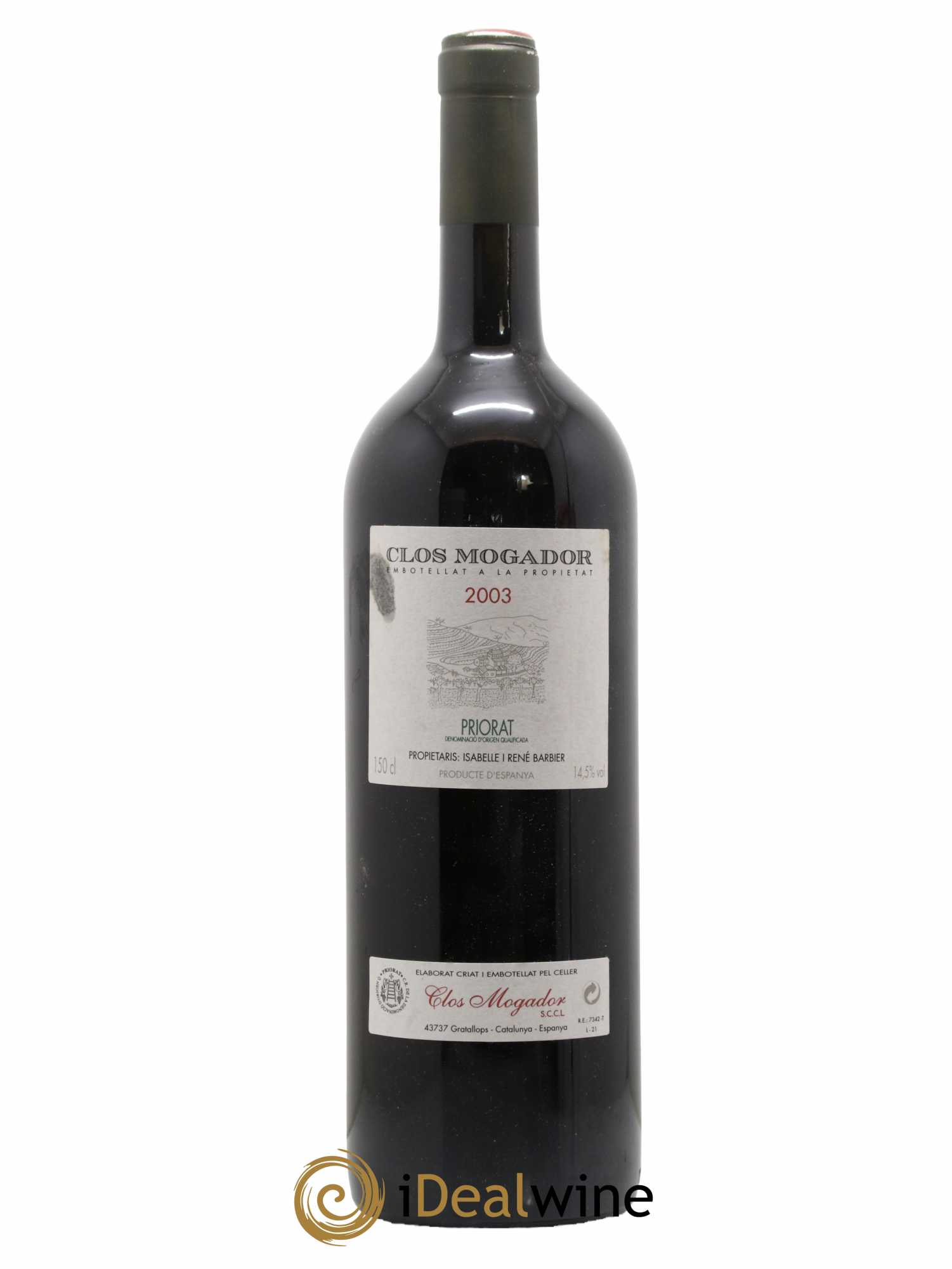 Priorat Clos Mogador DOCA René Barbier 2003 - Lot de 1 magnum - 0