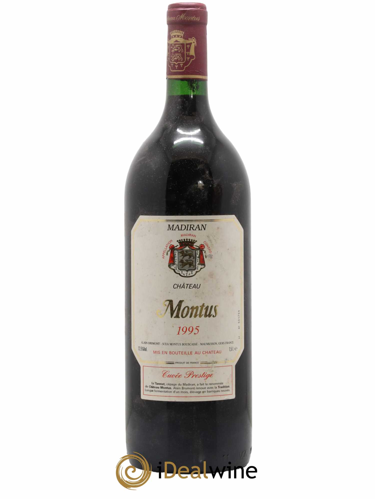 Madiran Château Montus-Prestige Alain Brumont 1995 - Lot de 1 magnum - 0