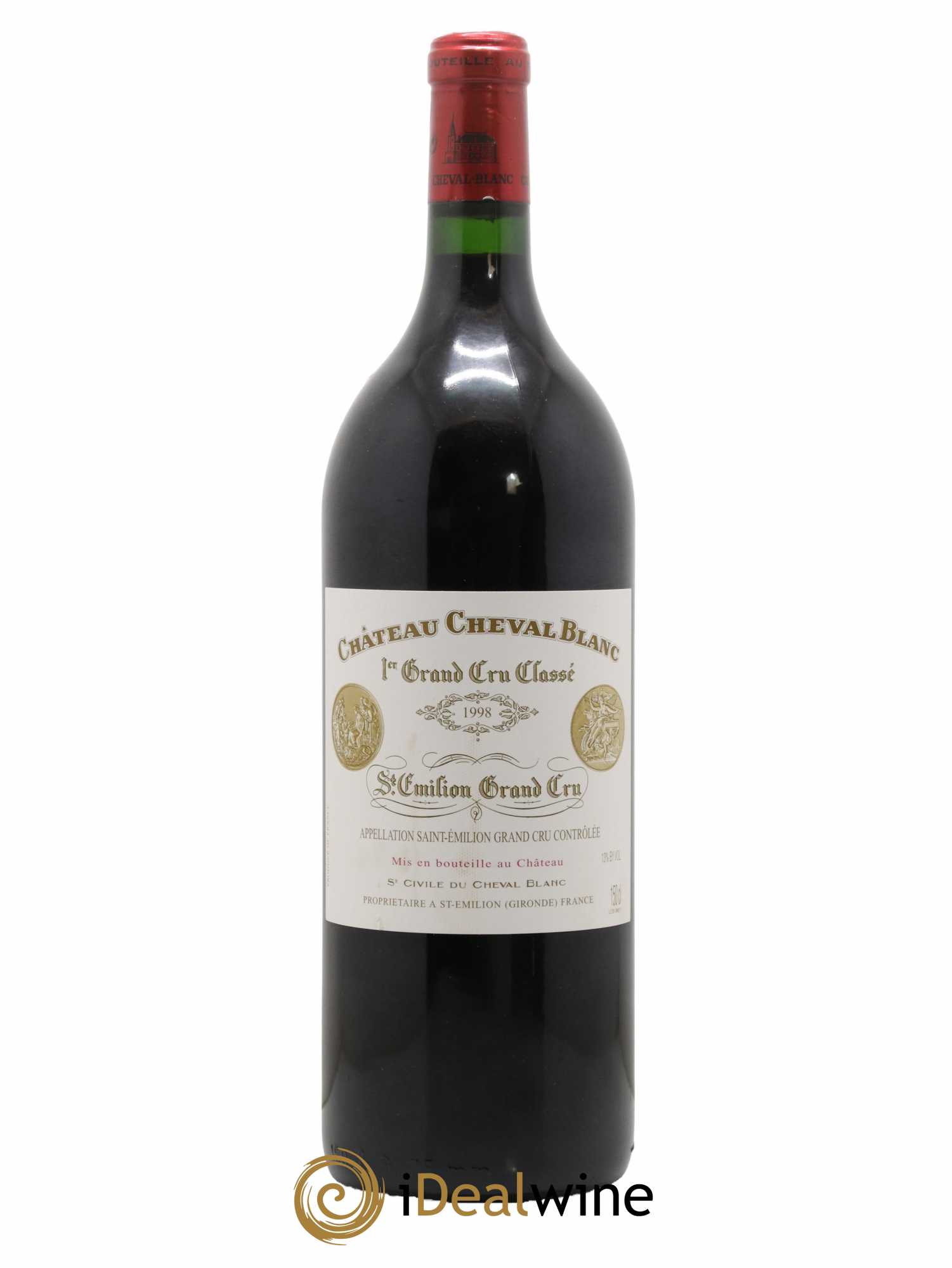 Château Cheval Blanc 1er Grand Cru Classé A 1998 - Lot de 1 magnum - 0