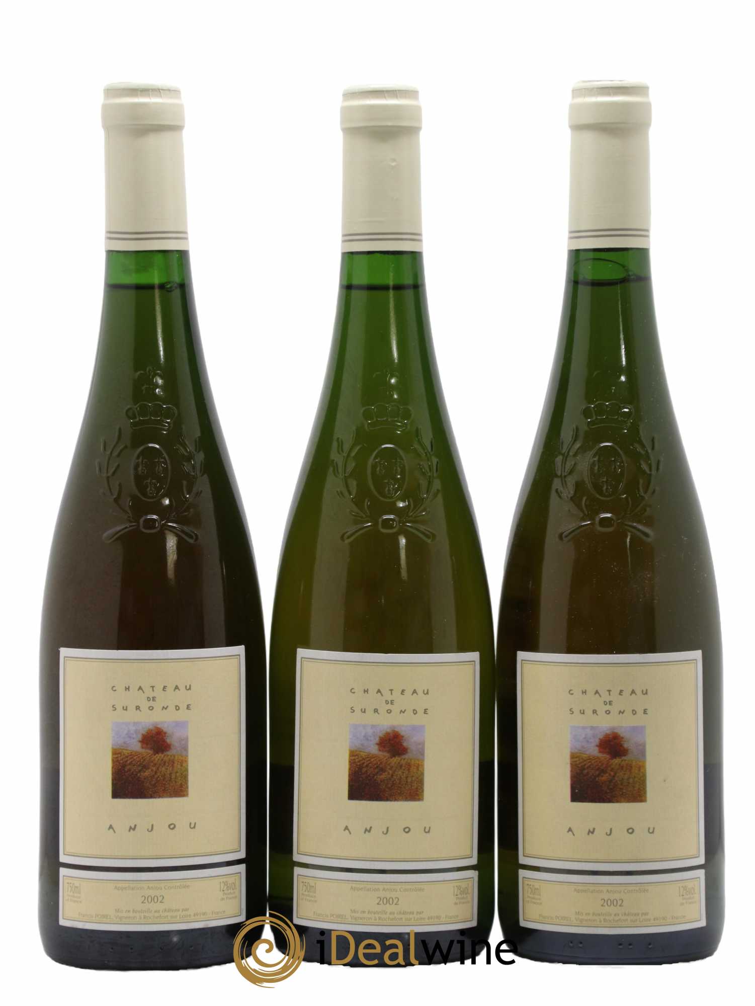 Anjou Château de Suronde 2002 - Lot de 3 bouteilles - 0
