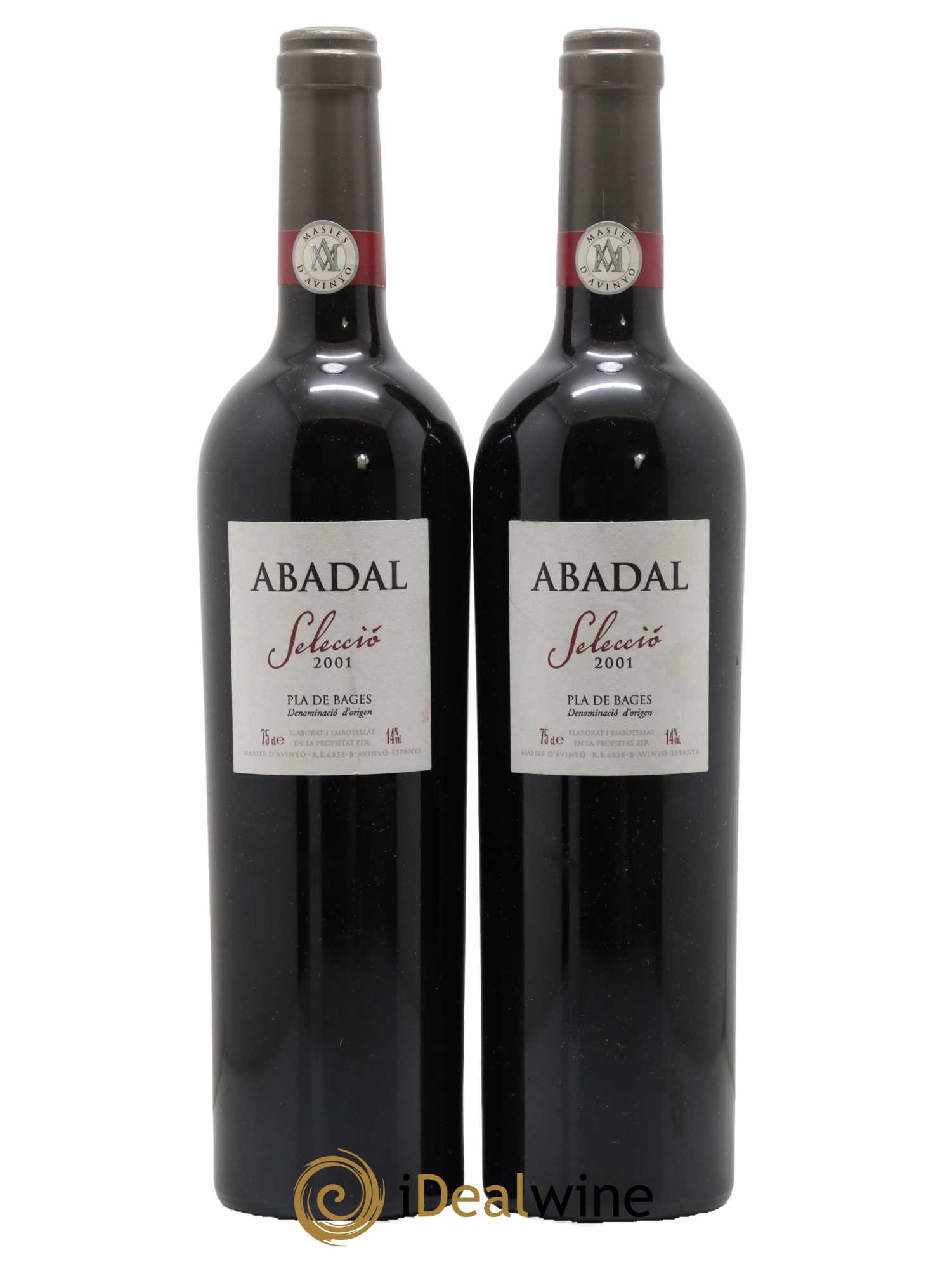Espagne Abadal Seleccio 2001 - Lot de 2 bouteilles - 0